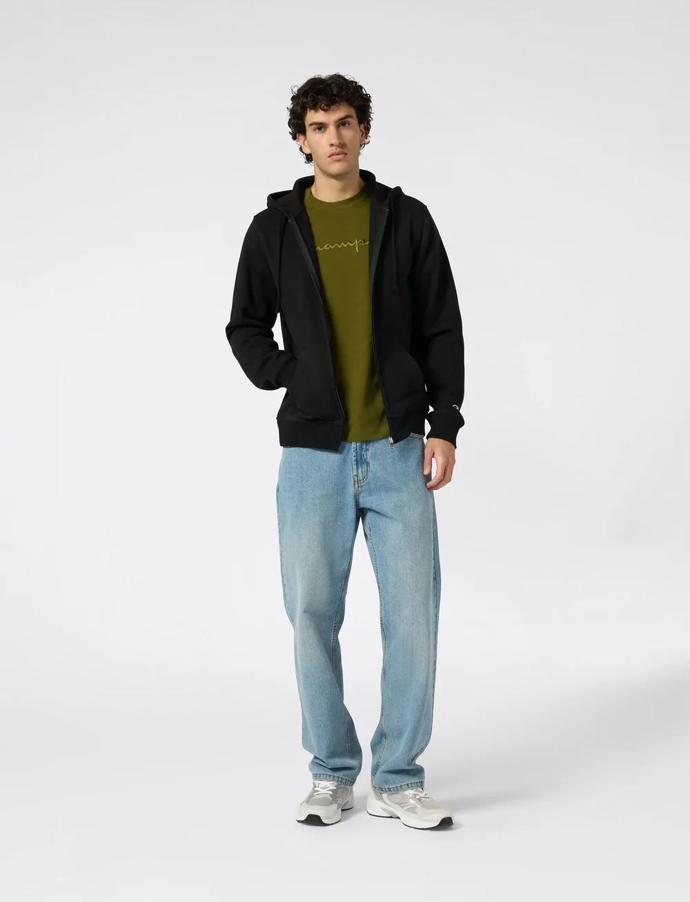 Champion - Full Zip Hoodie Sweatshirt - herfstjassen - black beauty - 0