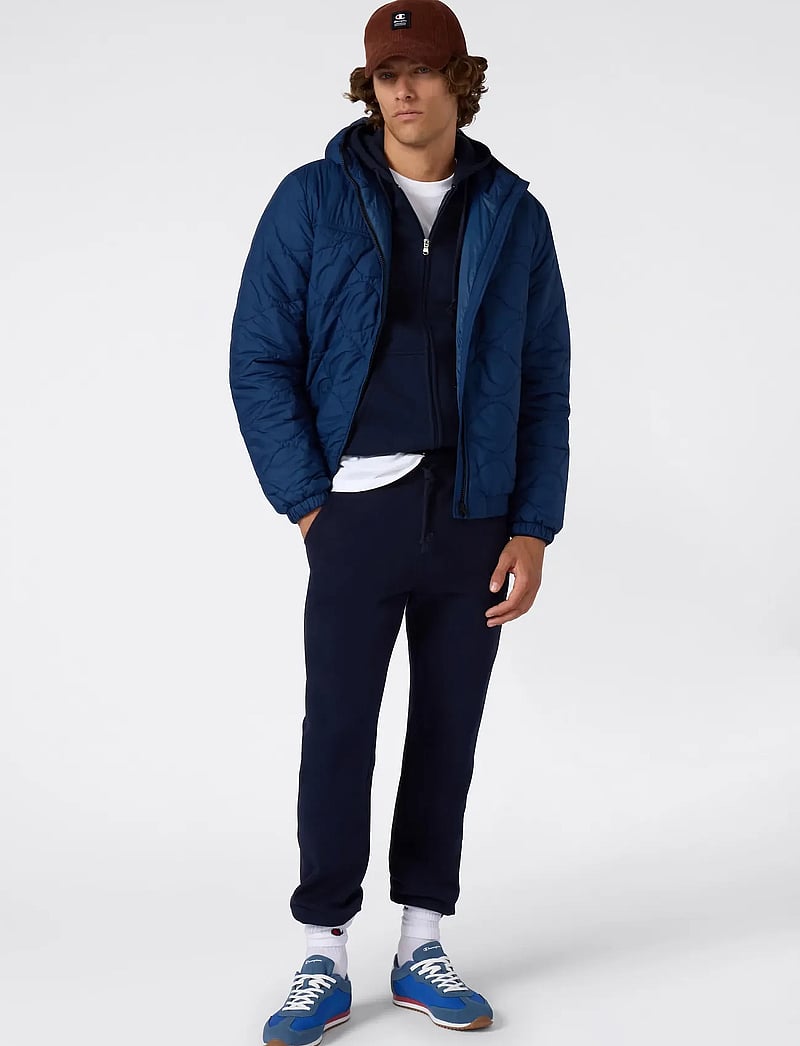 Champion - Full Zip Hoodie Sweatshirt - efterårsjakker - sky captain - 4