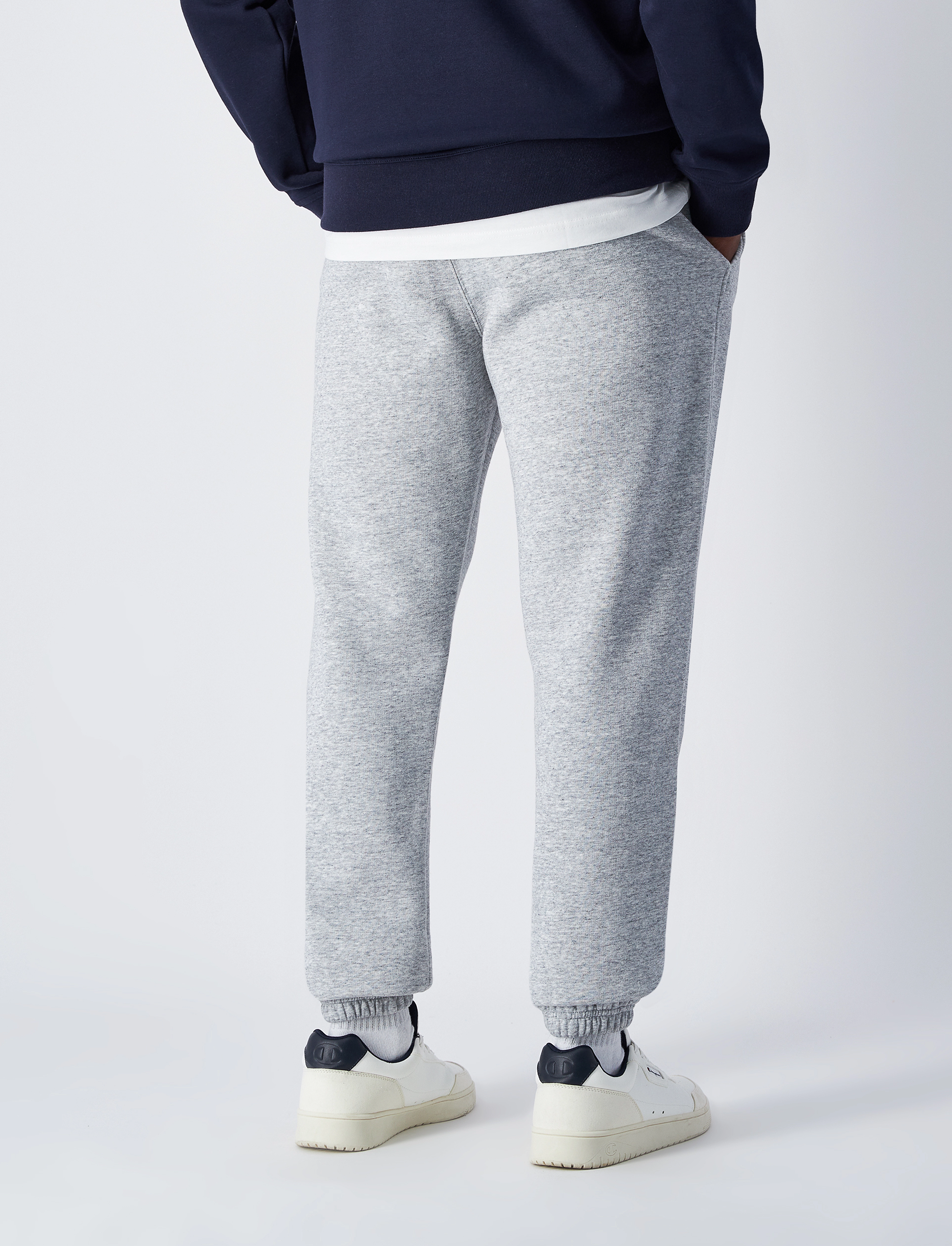 Champion - Elastic Cuff Pants - new oxford grey melange - 3