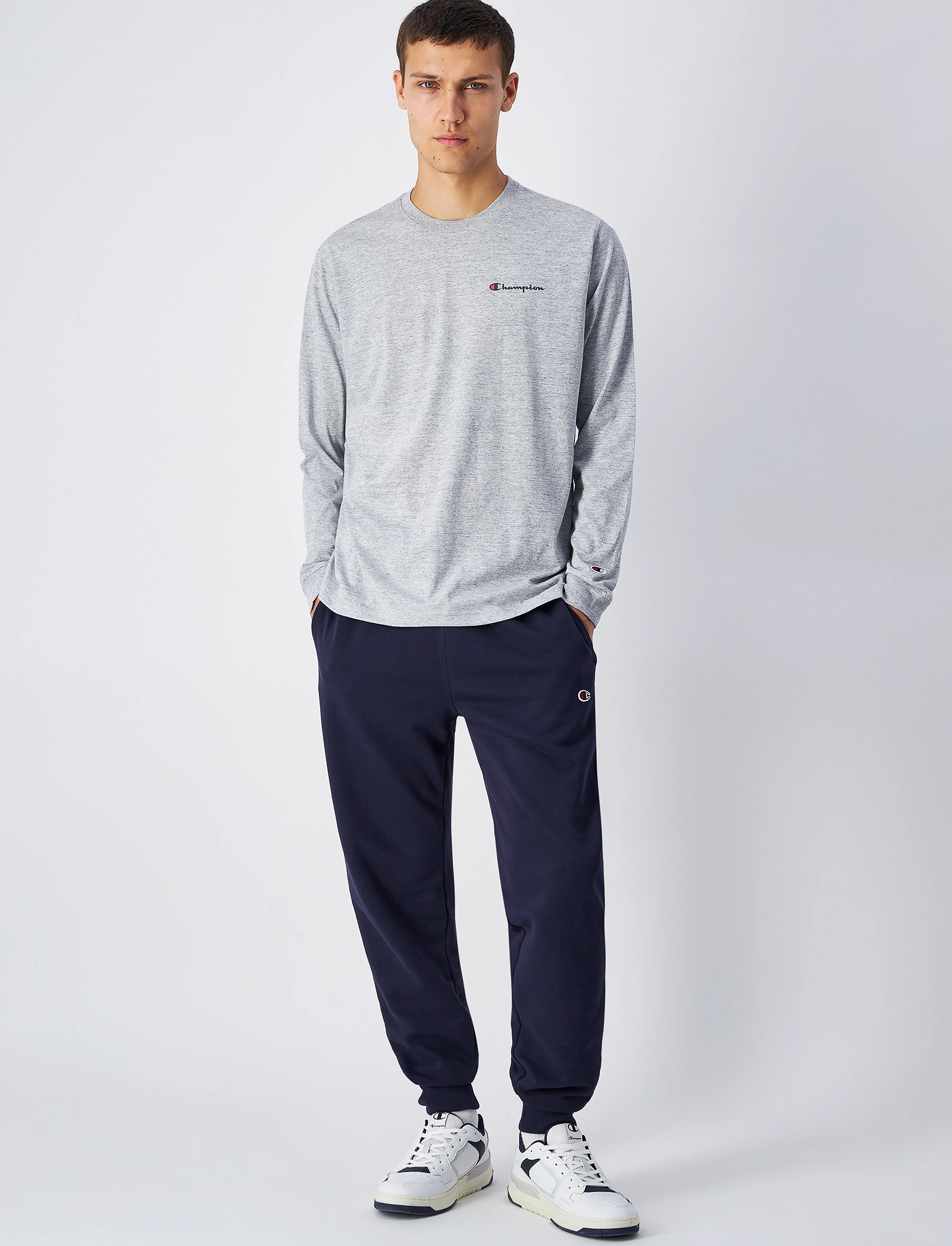 Champion Rib Cuff Pants - Streetwear - BS501-NNY-NS / navy