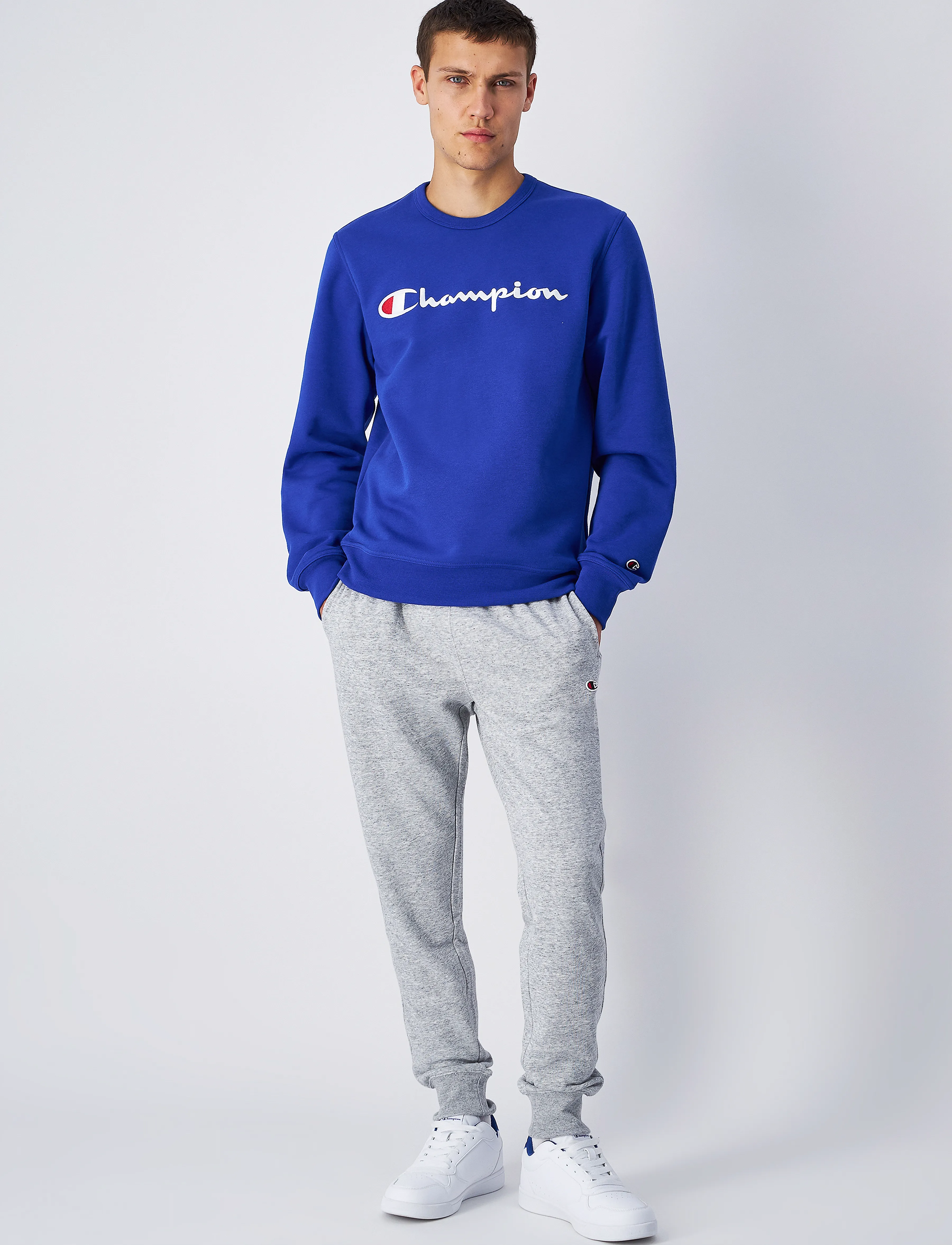 Champion Rib Cuff Pants, Herren, Jogginghose, Grau, Gr.L