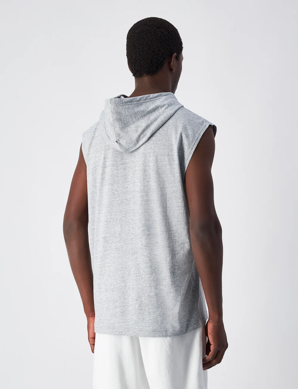 Champion - Hooded Tee - tank tops - new oxford grey melange - 3
