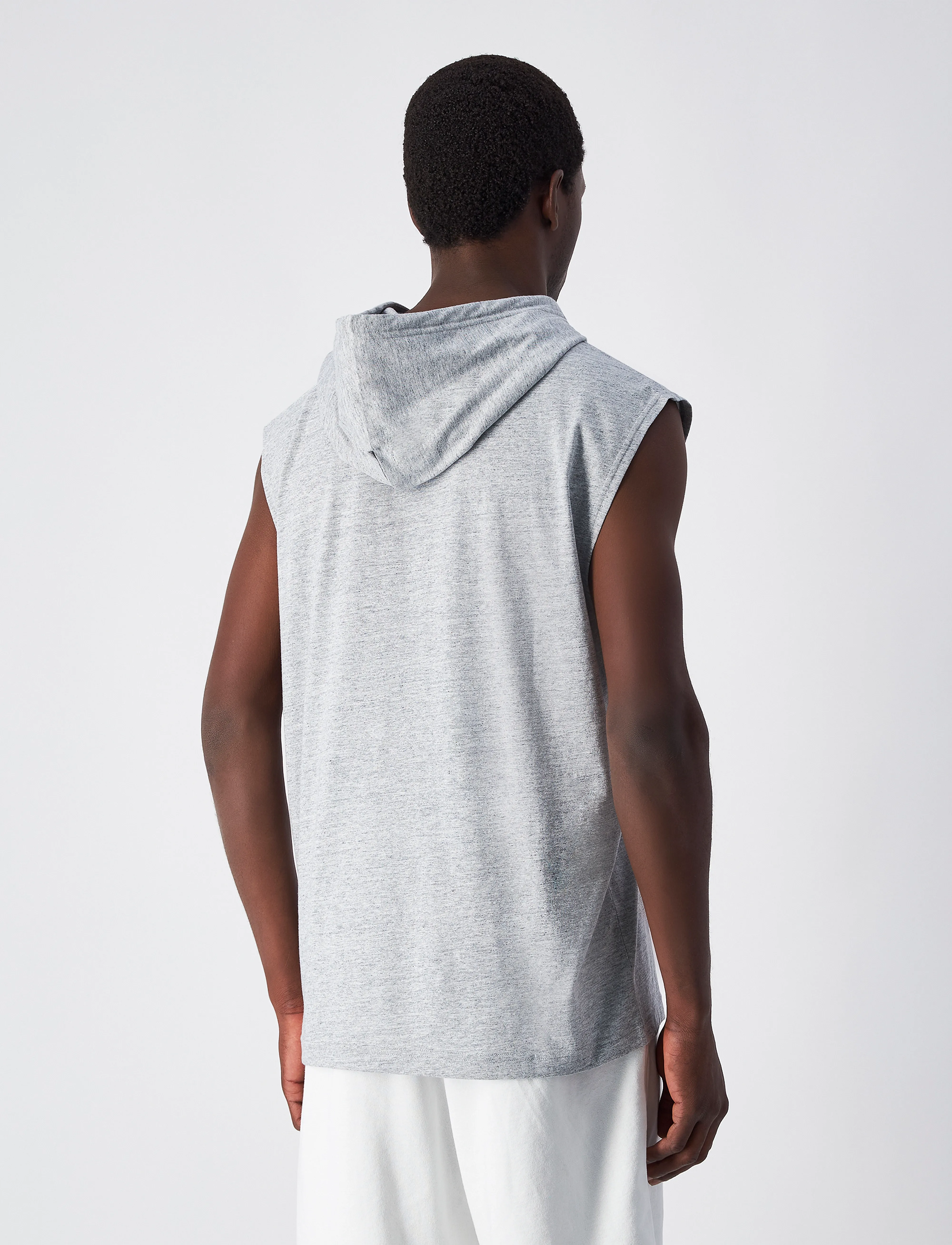 Champion - Hooded Tee - new oxford grey melange - 3