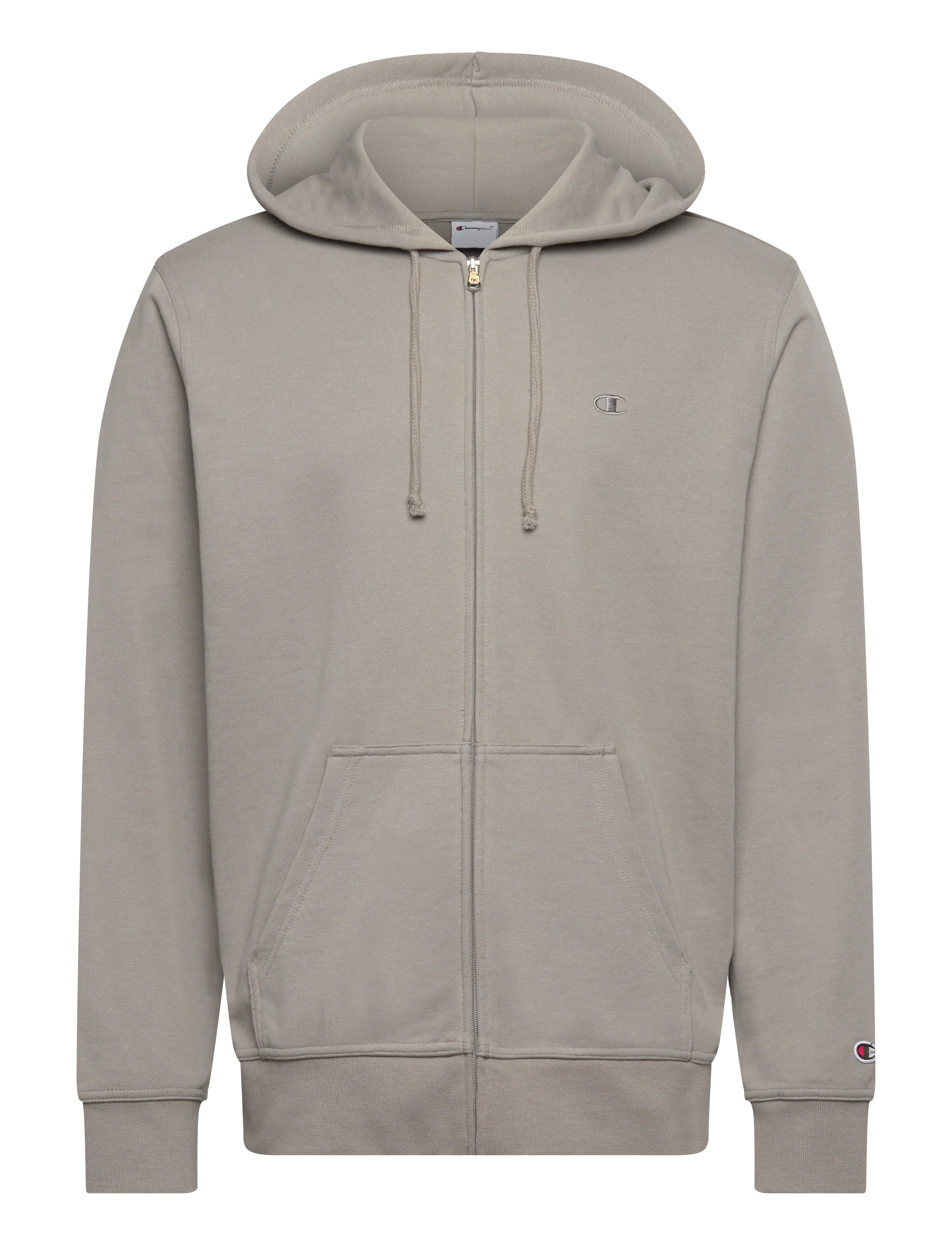 Champion Full Zip Hoodie Sweatshirt - Sweatshirts - ES035-MDG / grey