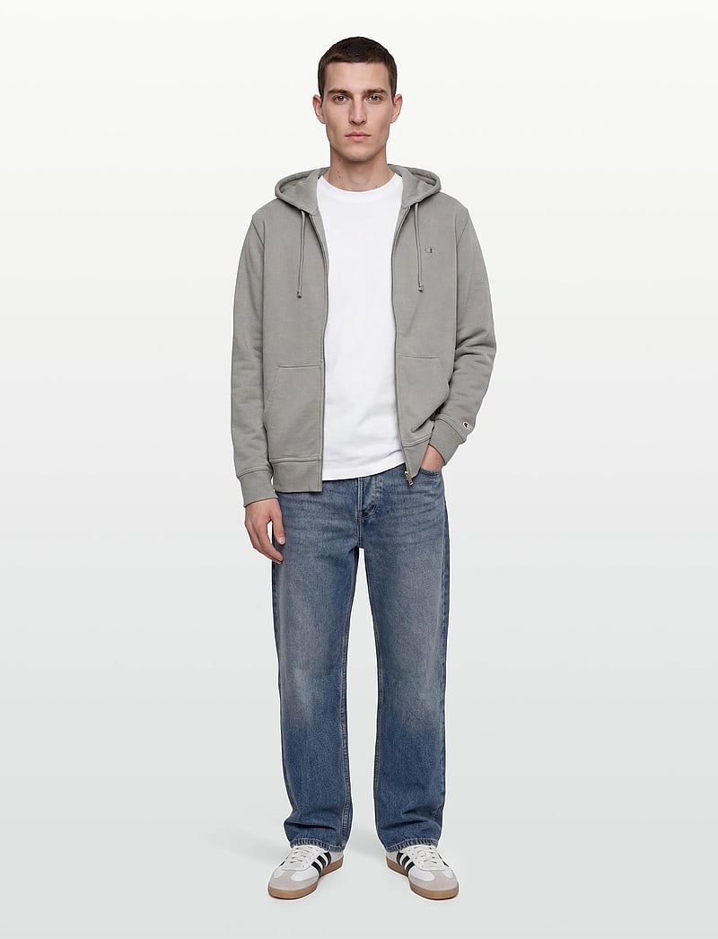 Champion - Full Zip Hoodie Sweatshirt - pulls a capuche - es035-mdg - 0