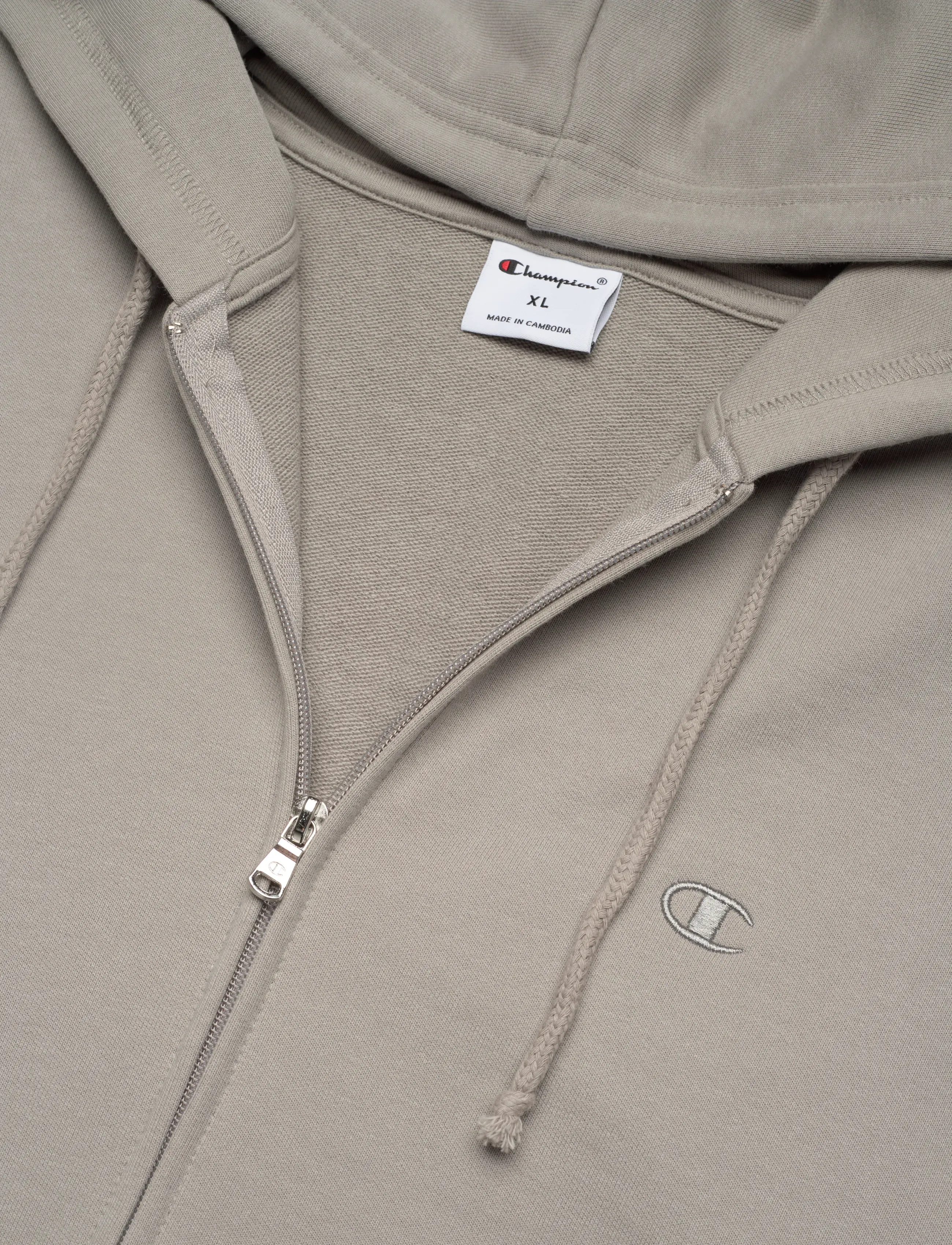 Champion - Full Zip Hoodie Sweatshirt - tops - es035-mdg - 5