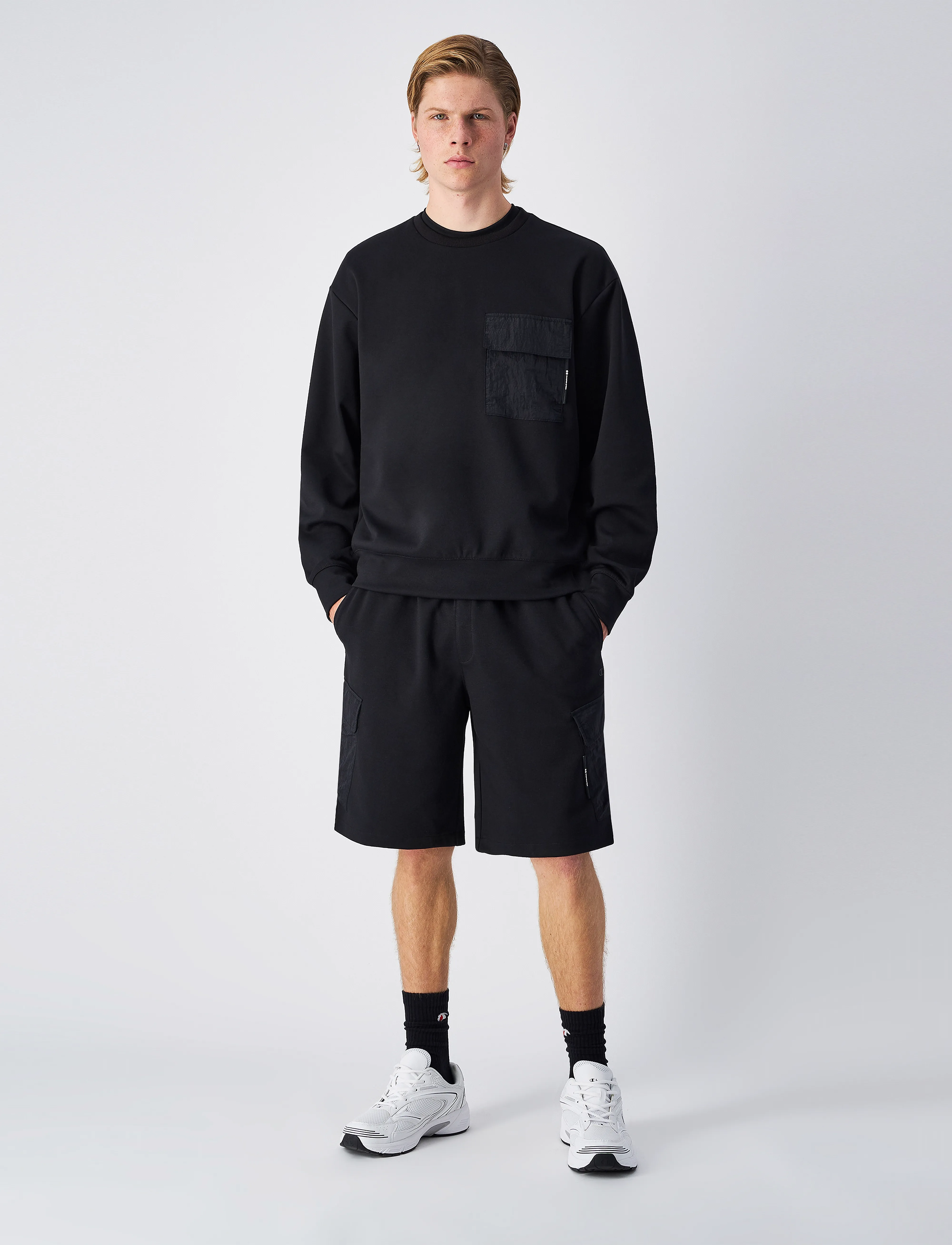 Champion Crewneck Sweatshirt - Sweatshirts - BLACK BEAUTY / black