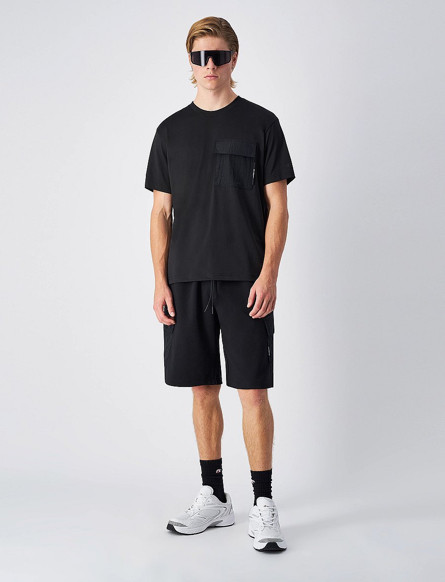 Champion - SS Tee - kurzärmelige t-shirts - black beauty - 0