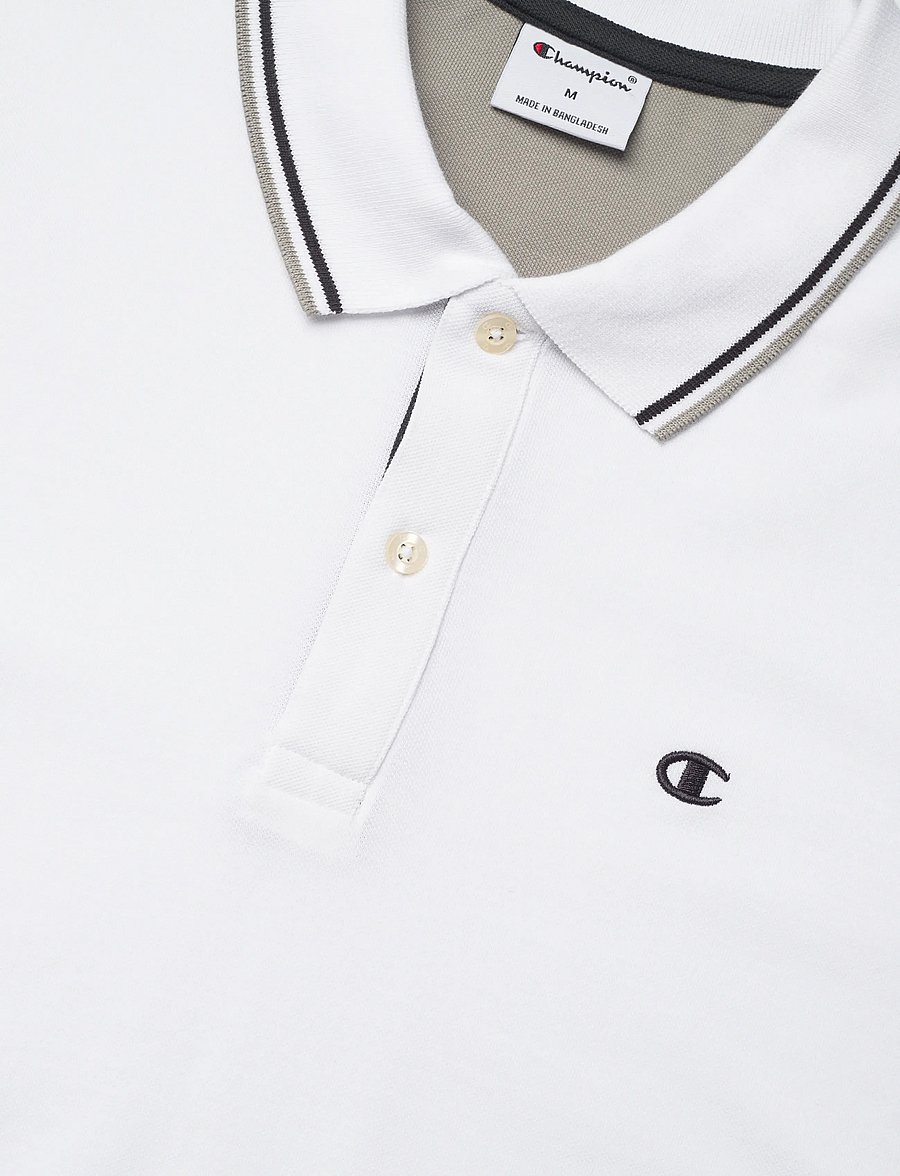 Champion - Polo - polos - ww006-wht/chr/mdg/mdg - 2