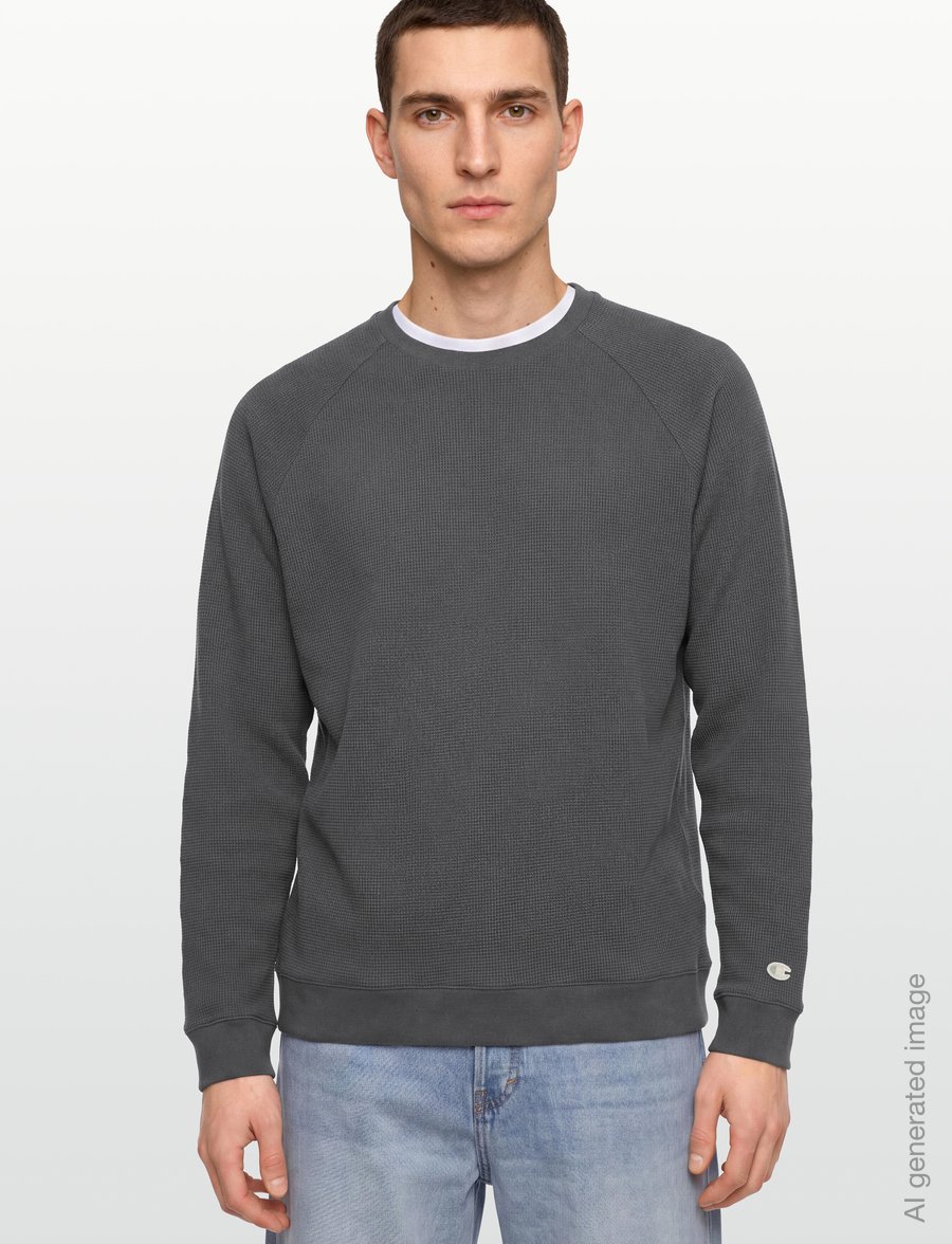 Champion - Crewneck Long Sleeve T-Shirt - overdele - kk022-fgy - 3