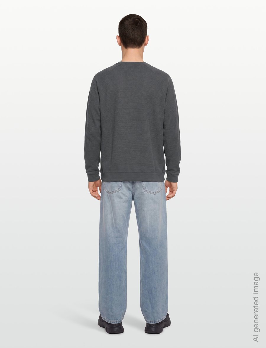 Champion - Crewneck Long Sleeve T-Shirt - overdele - kk022-fgy - 4