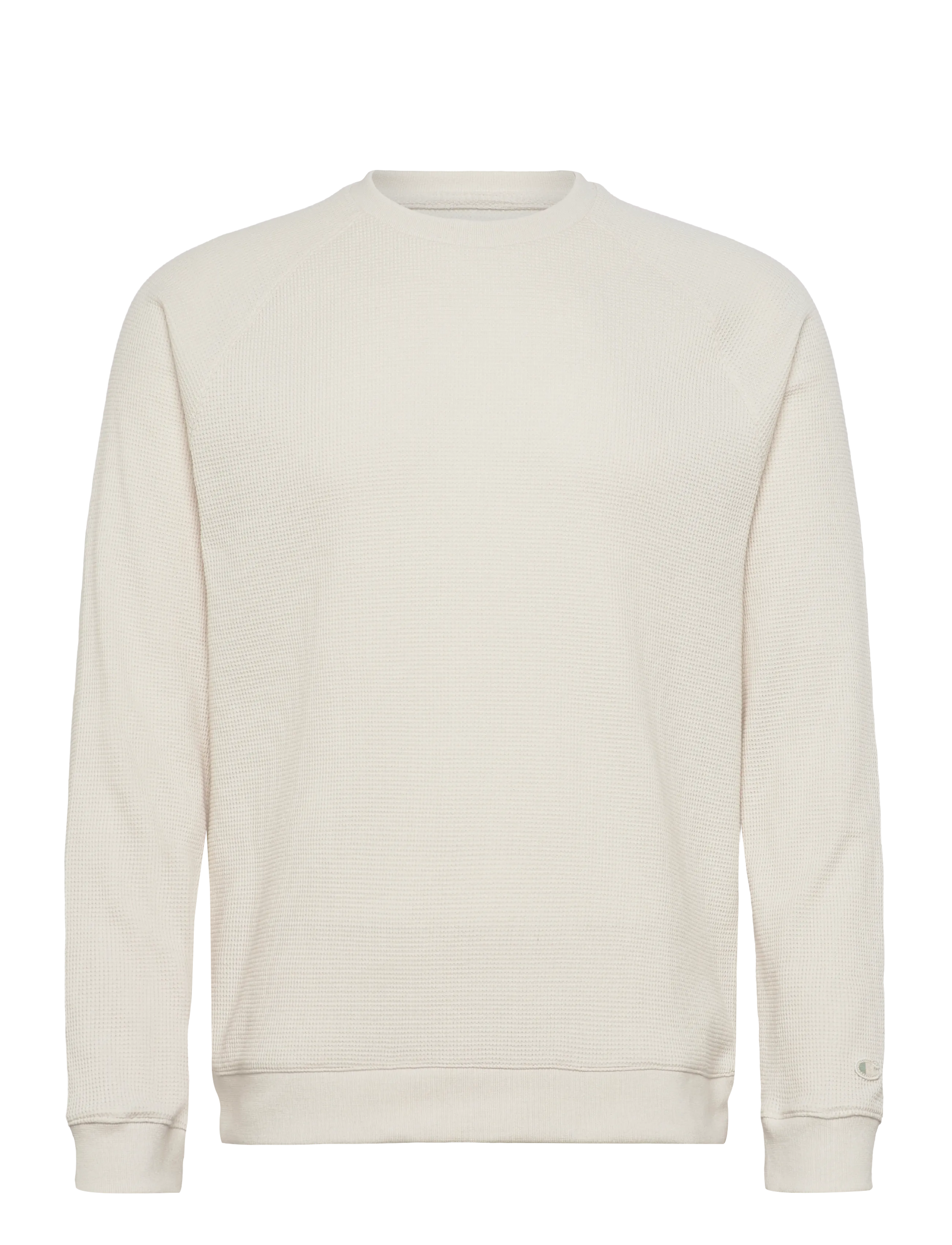 Champion Crewneck Long Sleeve T-Shirt - Sweatshirts - WW056-ICV / cream