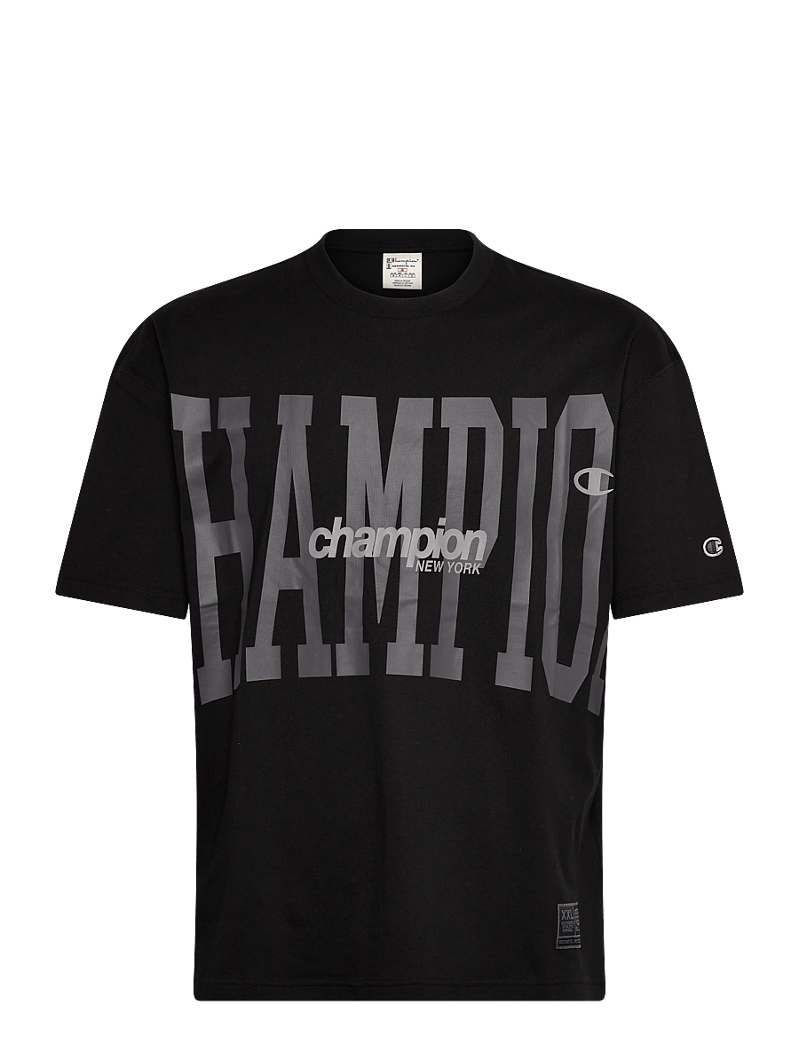 Champion - SS Tee - kortärmade t-shirts - black beauty - 1