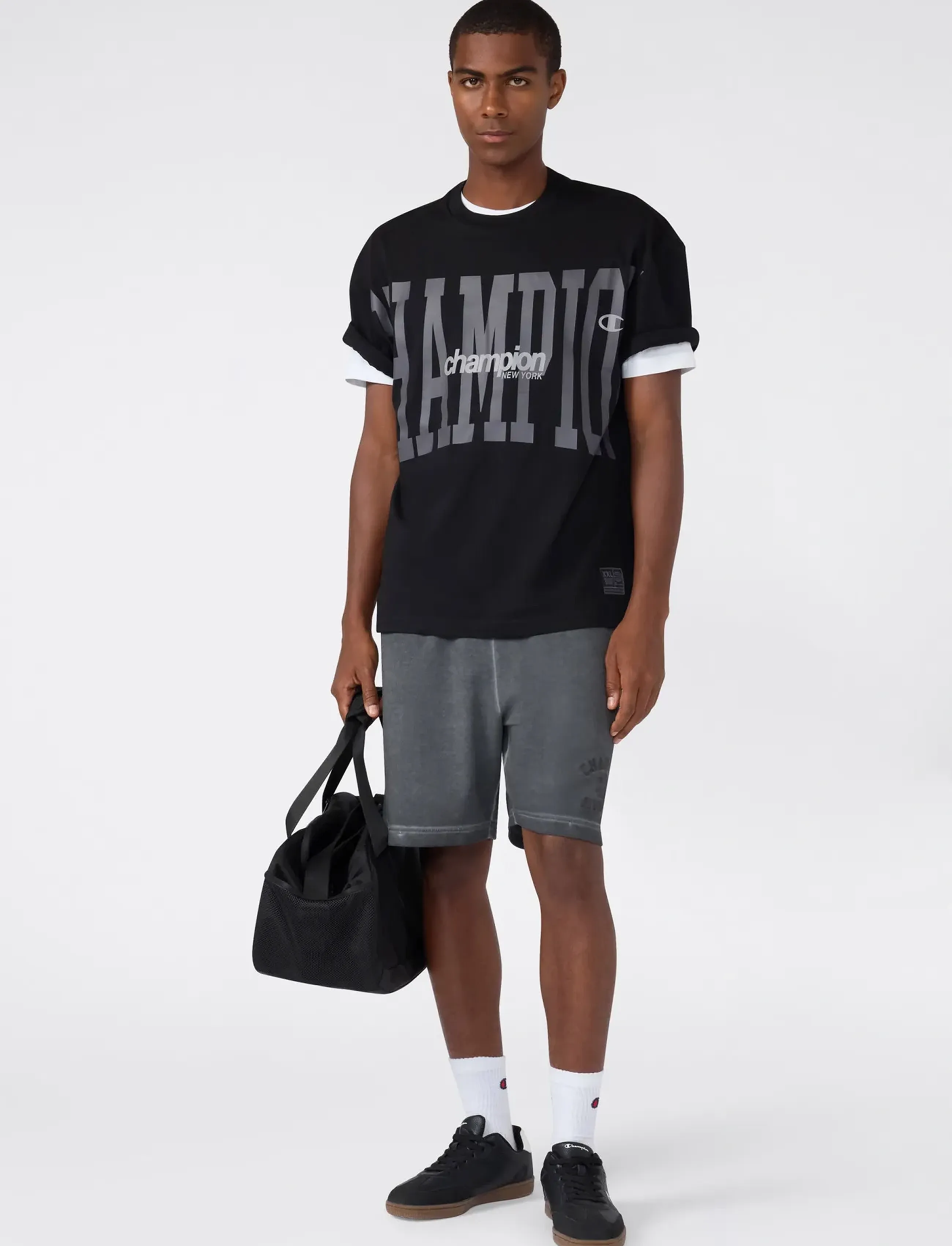 CHAMPION Ss Tee t-shirts med tryck herr – bild 5