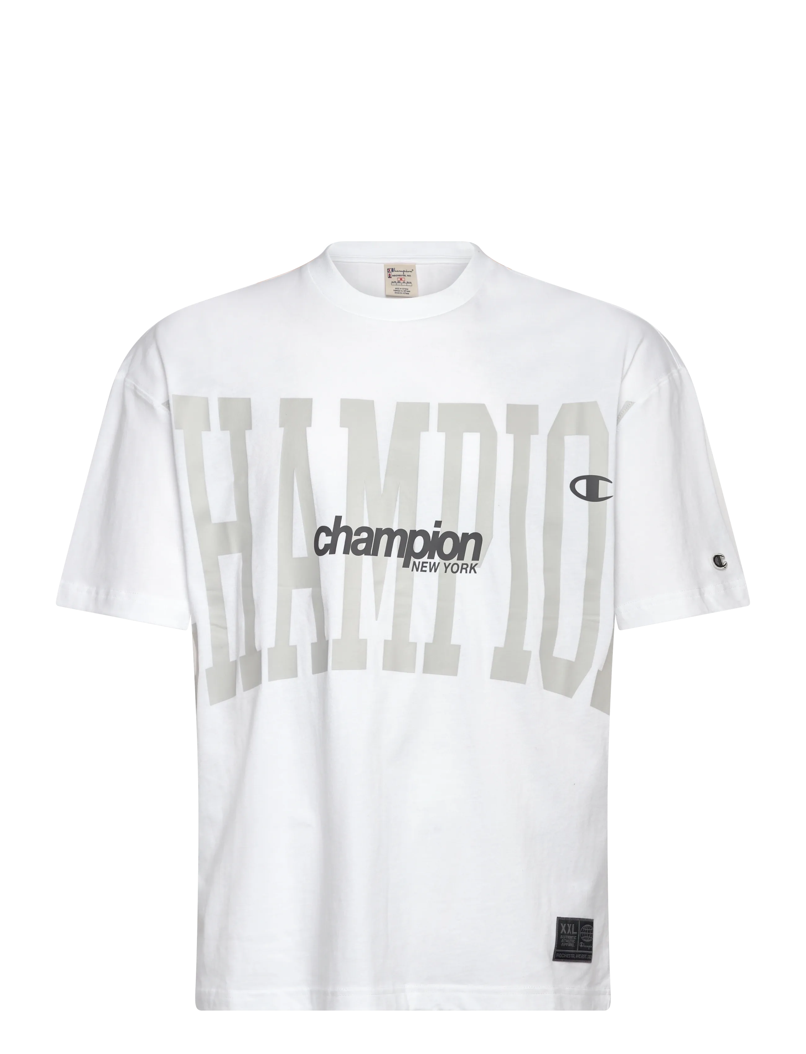 Champion SS Tee - Champion - WHITE / white