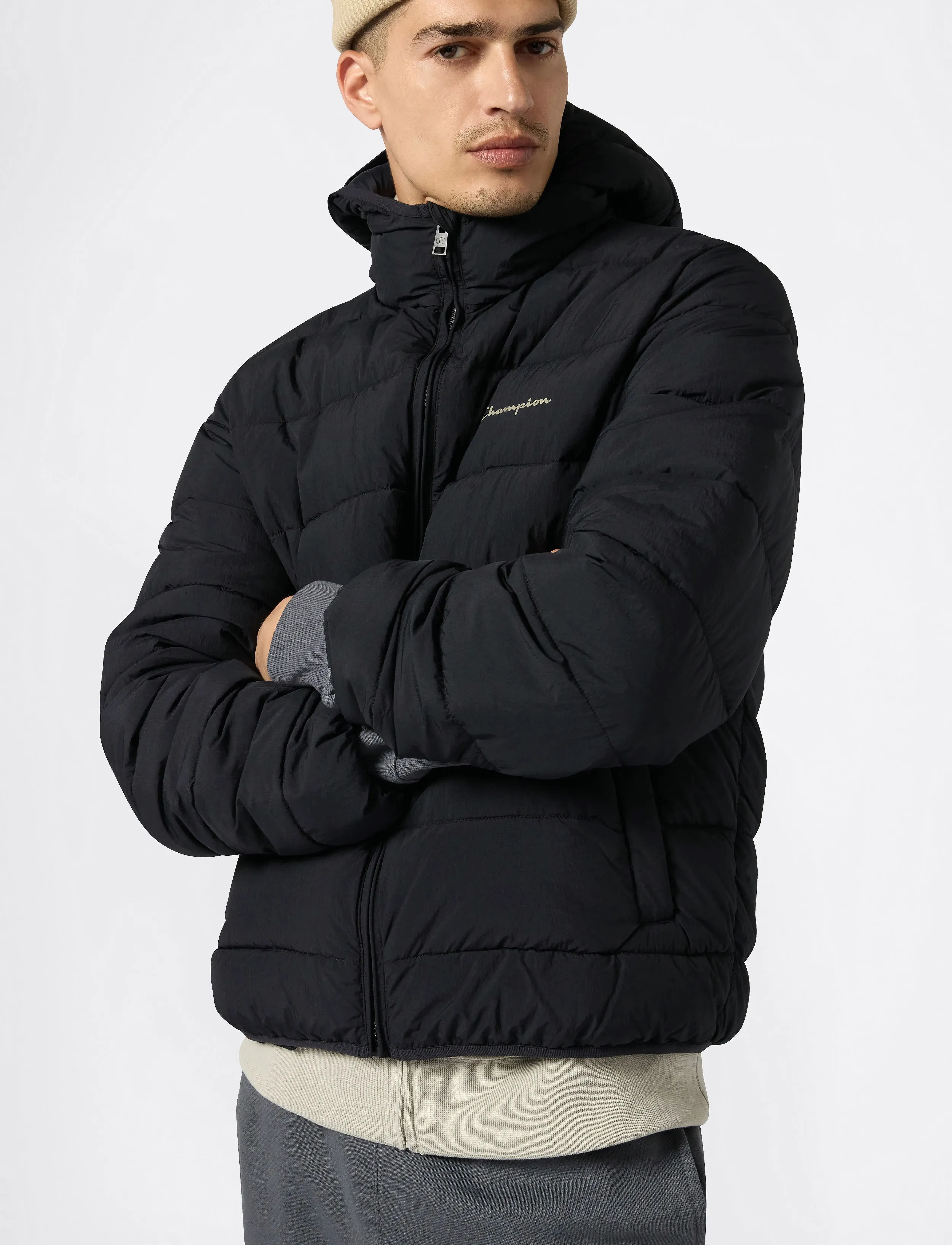 Champion Hooded Jacket - Kleidung - KK001-NBK / black