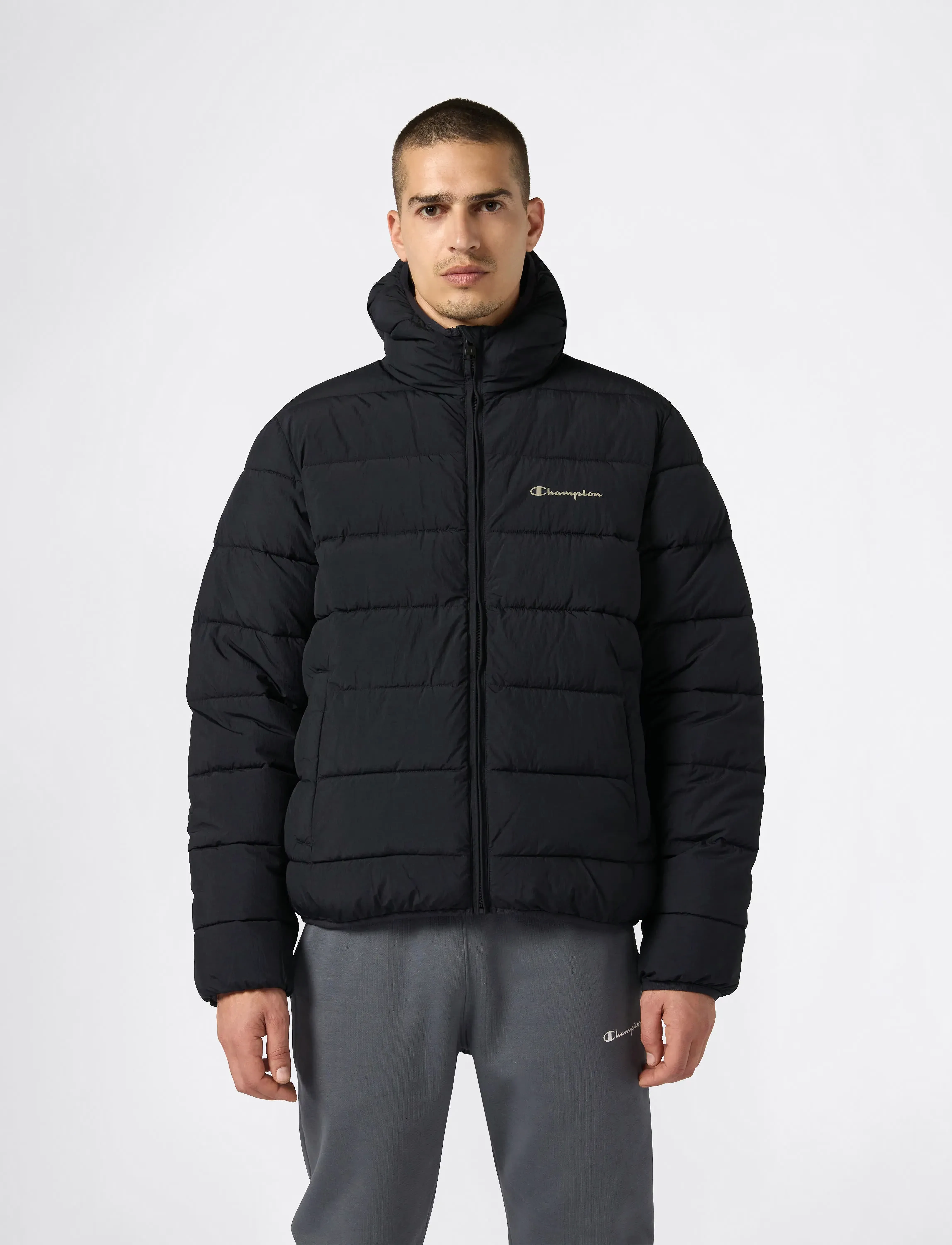 Champion - Hooded Jacket - down jackets - kk001-nbk - 4