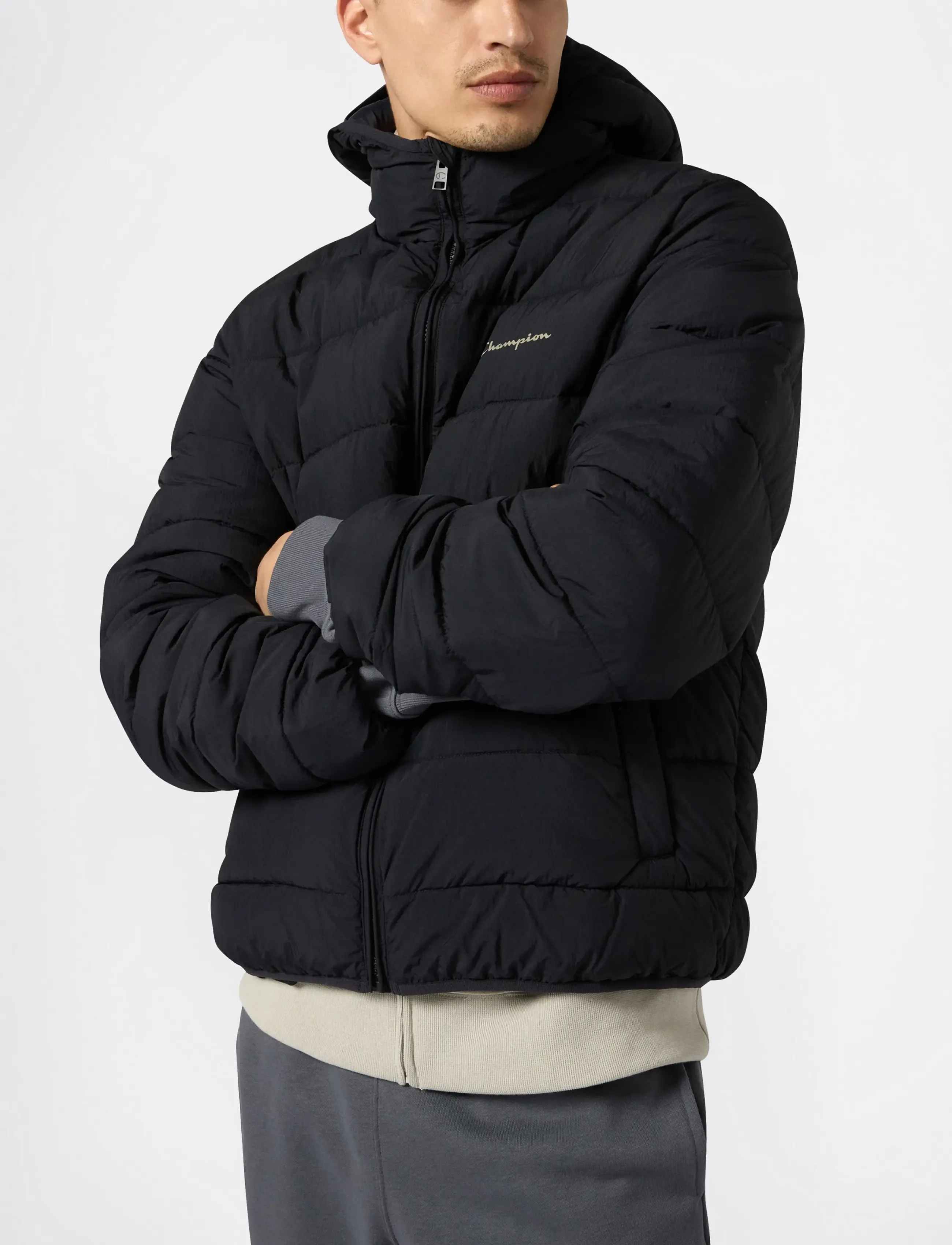 Champion - Hooded Jacket - dunjakker - kk001-nbk - 4