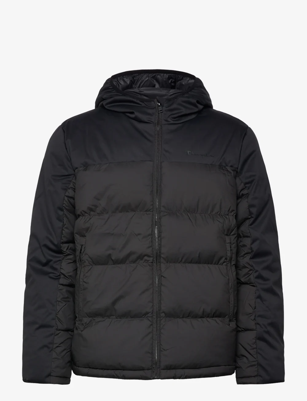Champion - Hooded Jacket - vinterjakker - black beauty - 1
