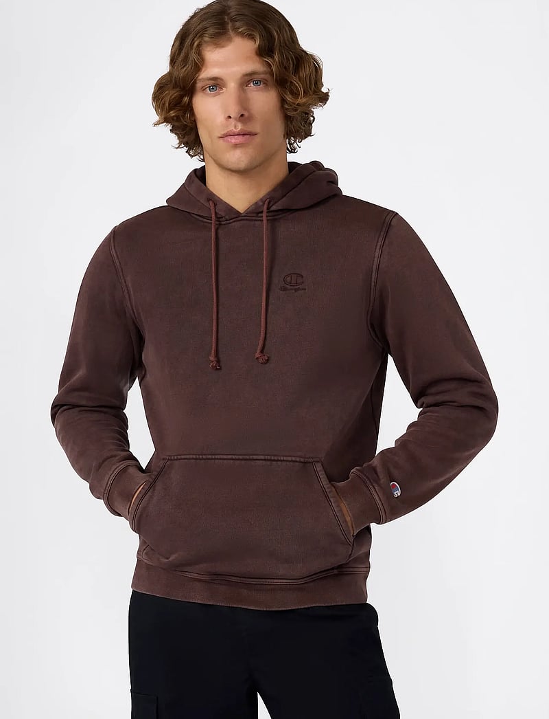 Champion - Hooded Sweatshirt - kapuzenpullover - chocolate ganache - 0