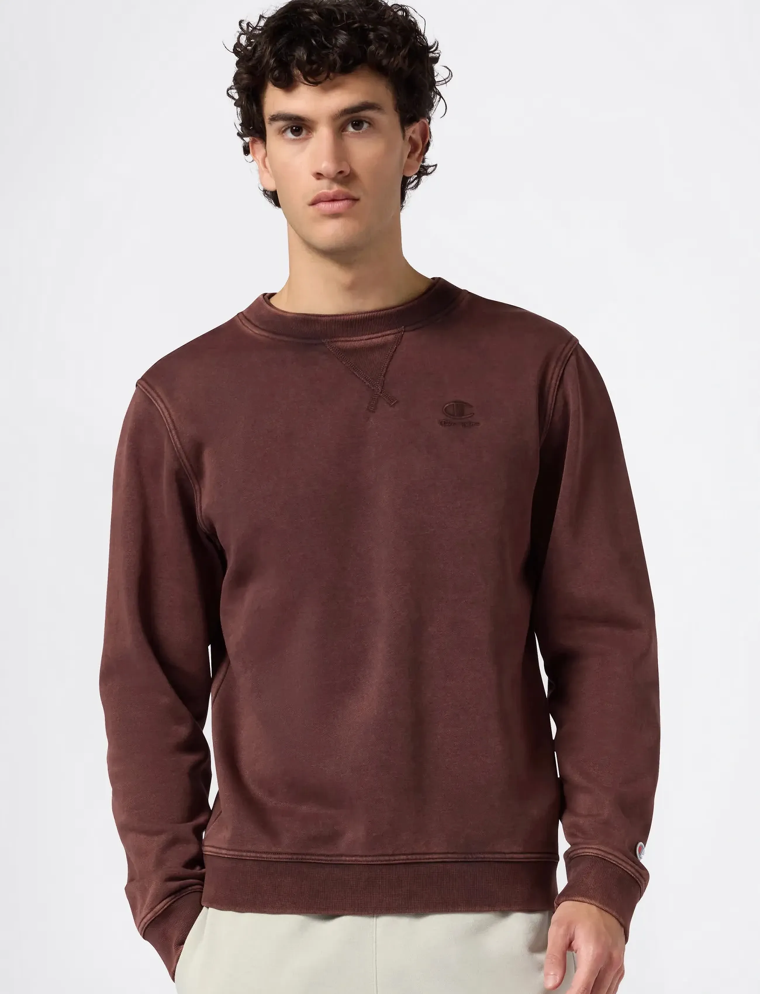 Champion Crewneck Sweatshirt - Kleidung - CHOCOLATE GANACHE / brown