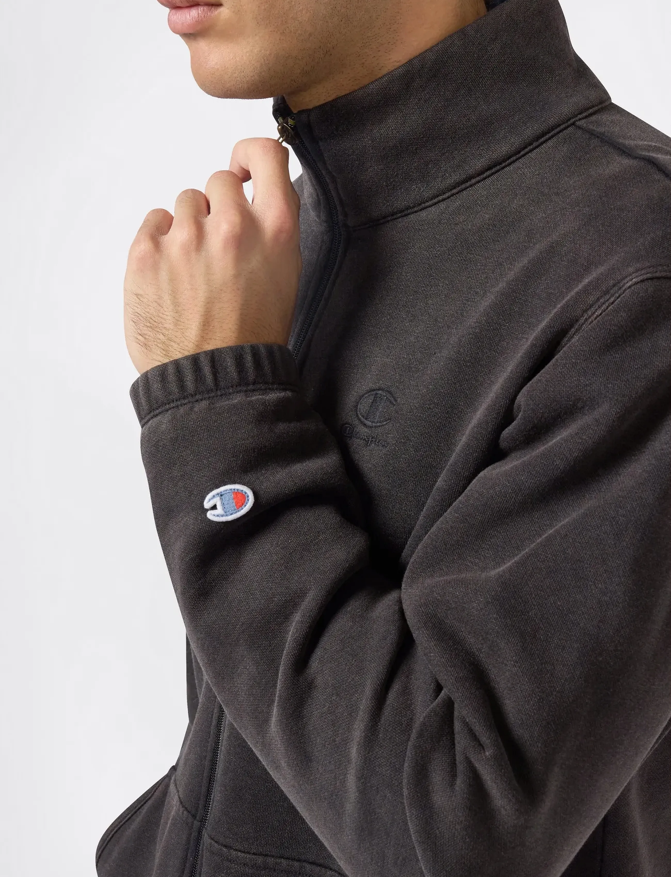 Champion - Full Zip Sweatshirt - sweatshirts - black beauty - 4