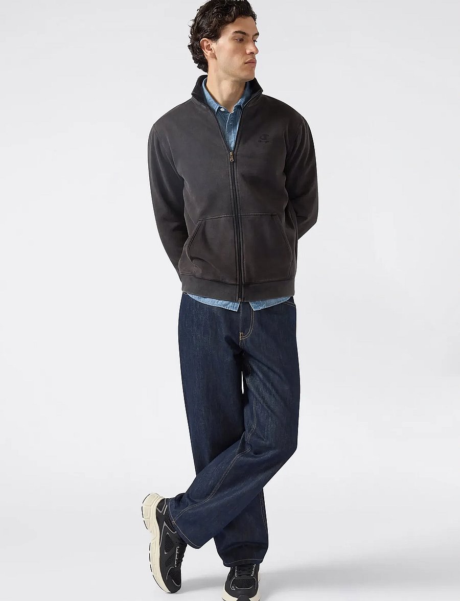 Champion - Full Zip Sweatshirt - pirkt pēc stila - black beauty - 5