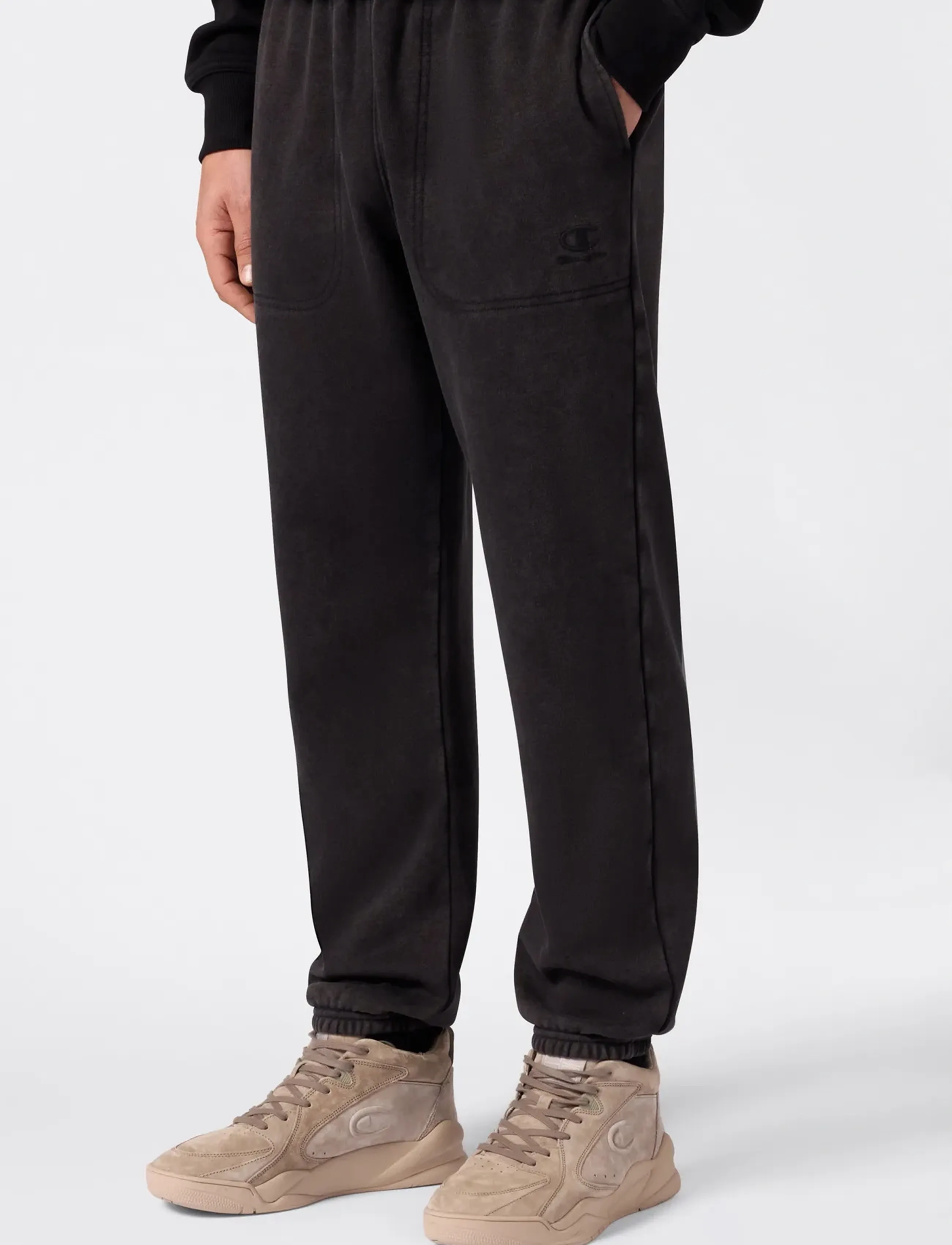 Champion Elastic Cuff Pants, XS, Black, Underdele > Joggingbukser, Herre