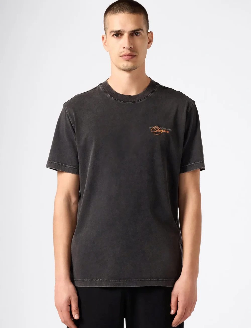 Champion - Crewneck T-Shirt - kortærmede t-shirts - black beauty - 0