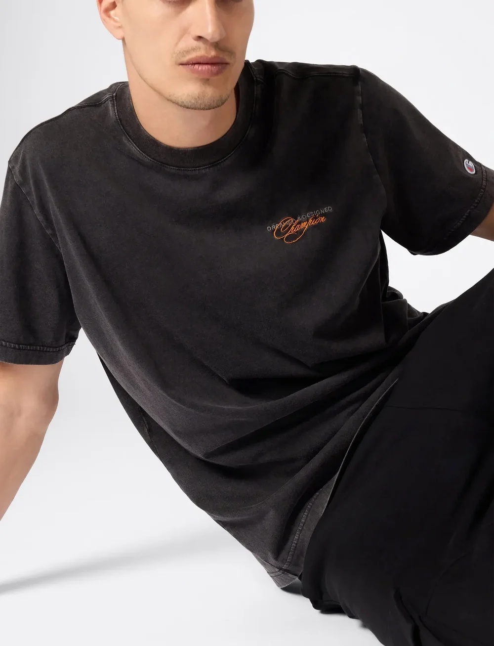 Champion - Crewneck T-Shirt - kortærmede t-shirts - black beauty - 4