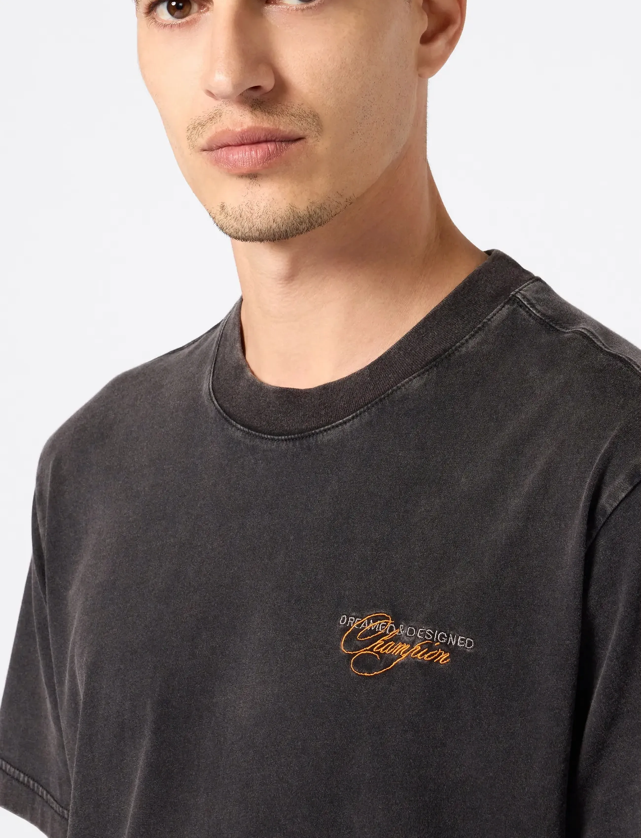 Champion - Crewneck T-Shirt - kurzärmelig - black beauty - 5