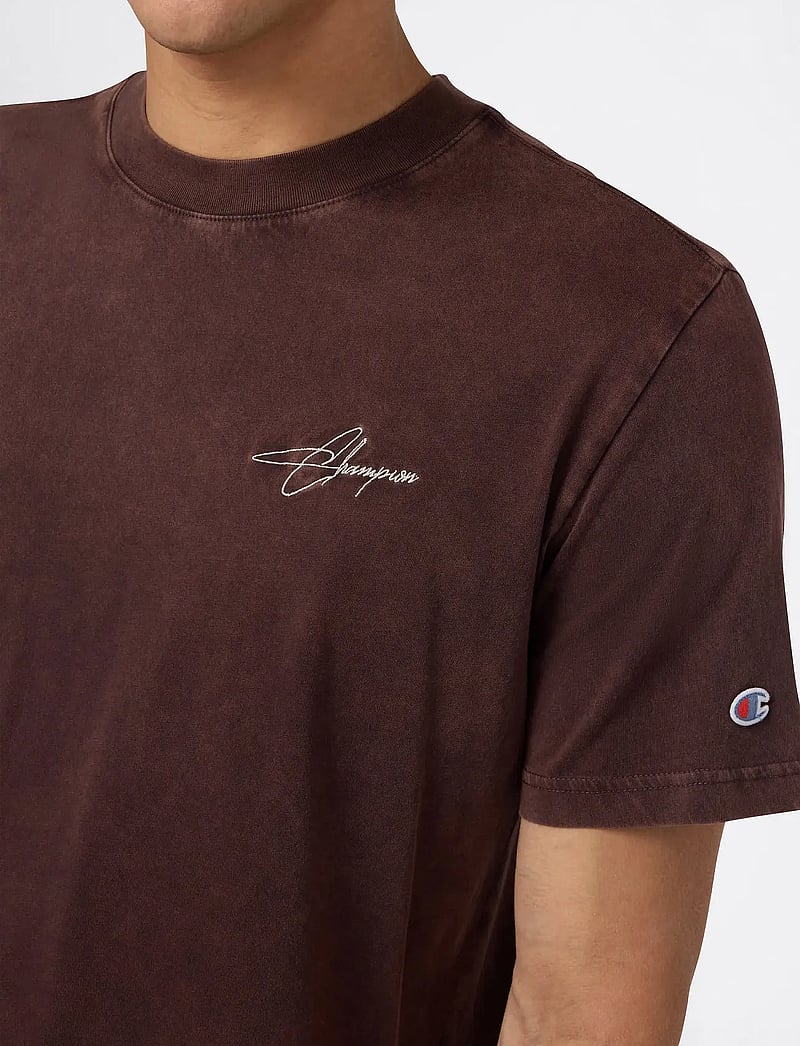 Champion - Crewneck T-Shirt - kortærmede t-shirts - chocolate ganache - 4