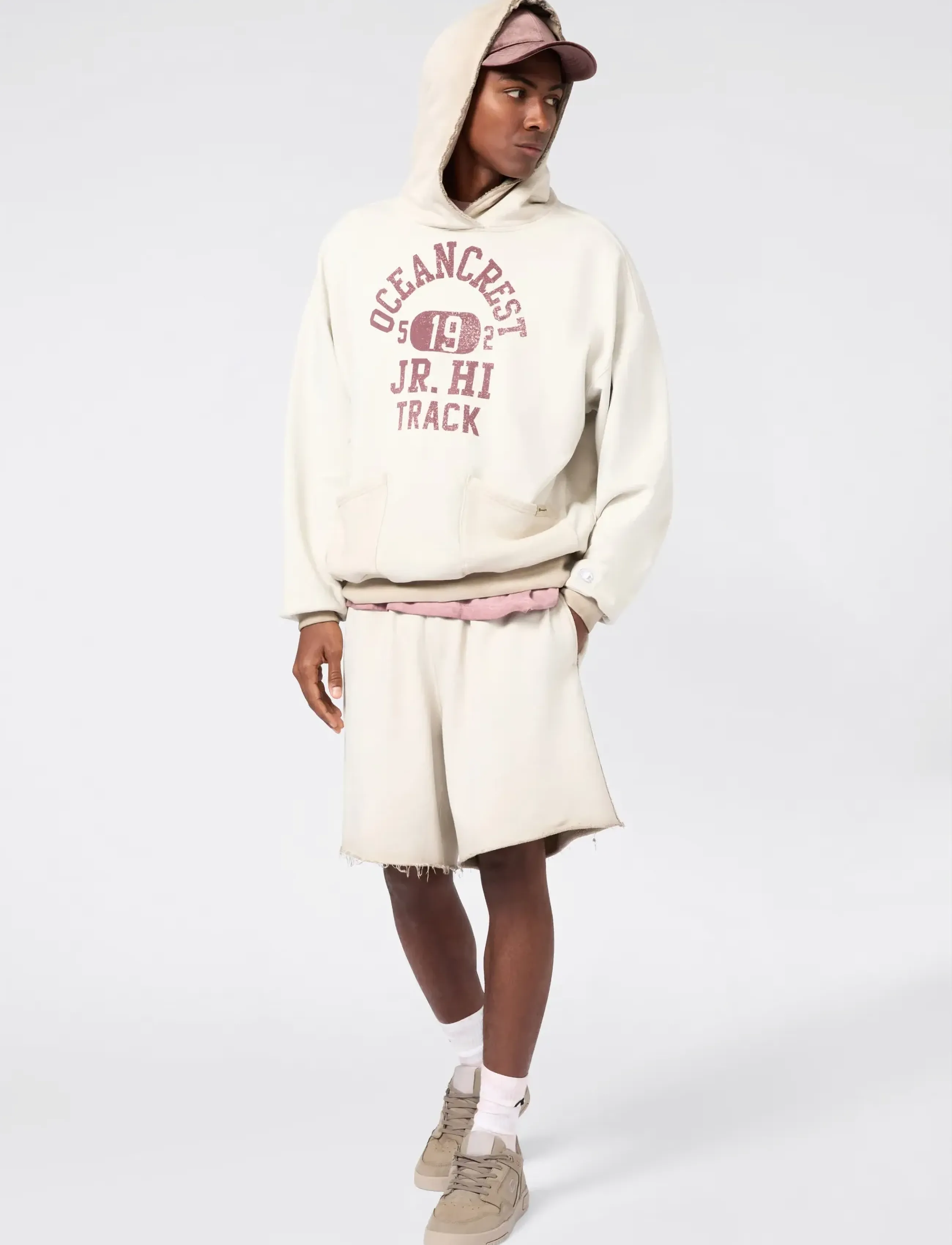 Champion Hooded Sweatshirt - Champion - MS100-SPKH / beige