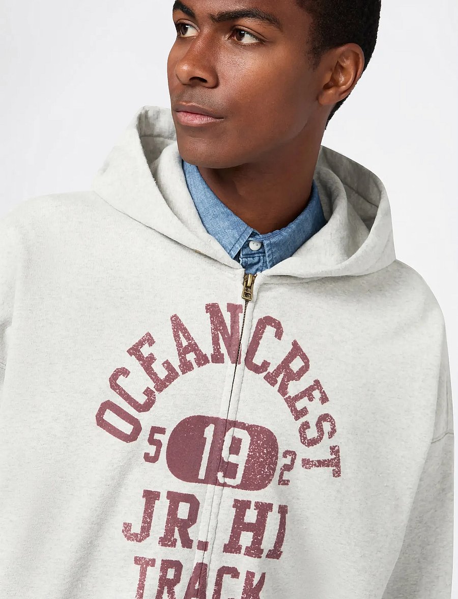 Champion - Full Zip Hoodie Sweatshirt - bluzy z kapturem - em028-lngym - 5
