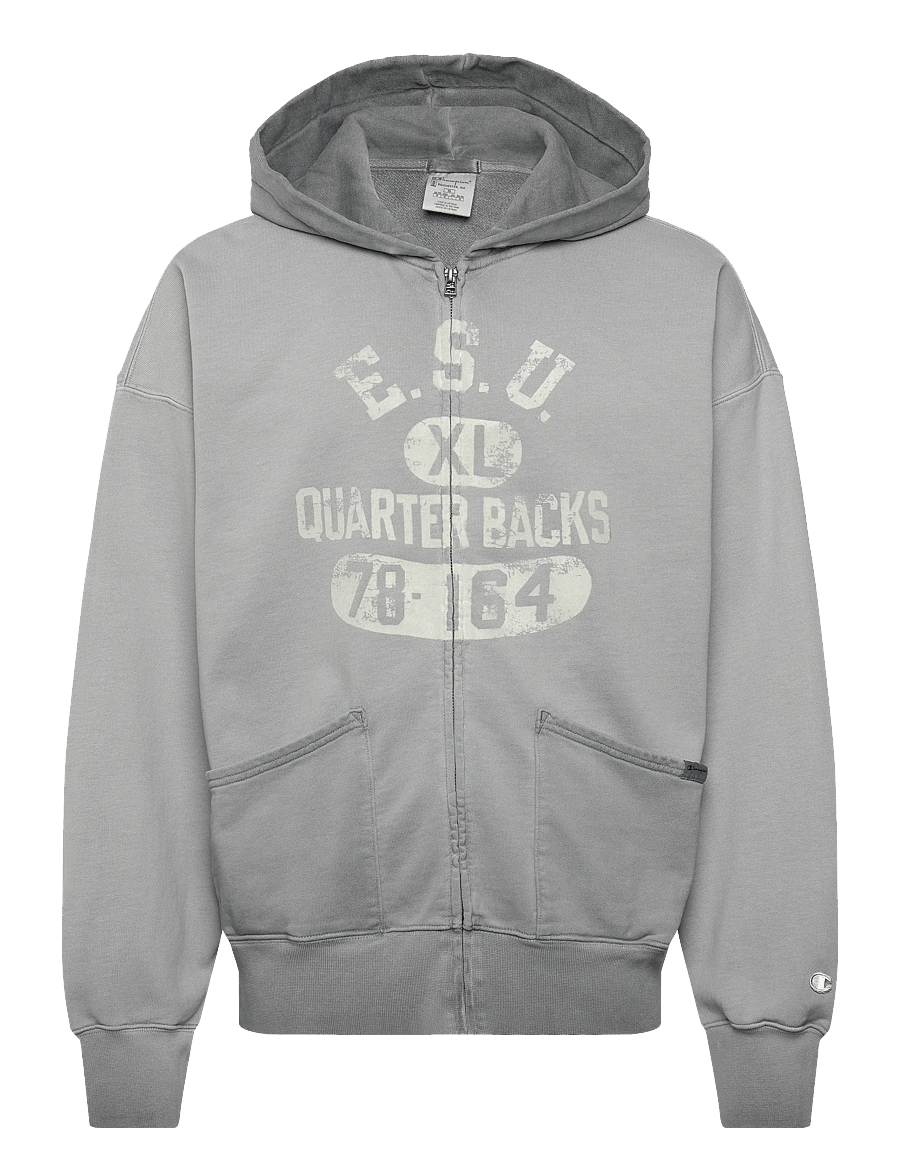 Champion - Full Zip Hoodie Sweatshirt - hettupeysur - kk022-fgy - 1