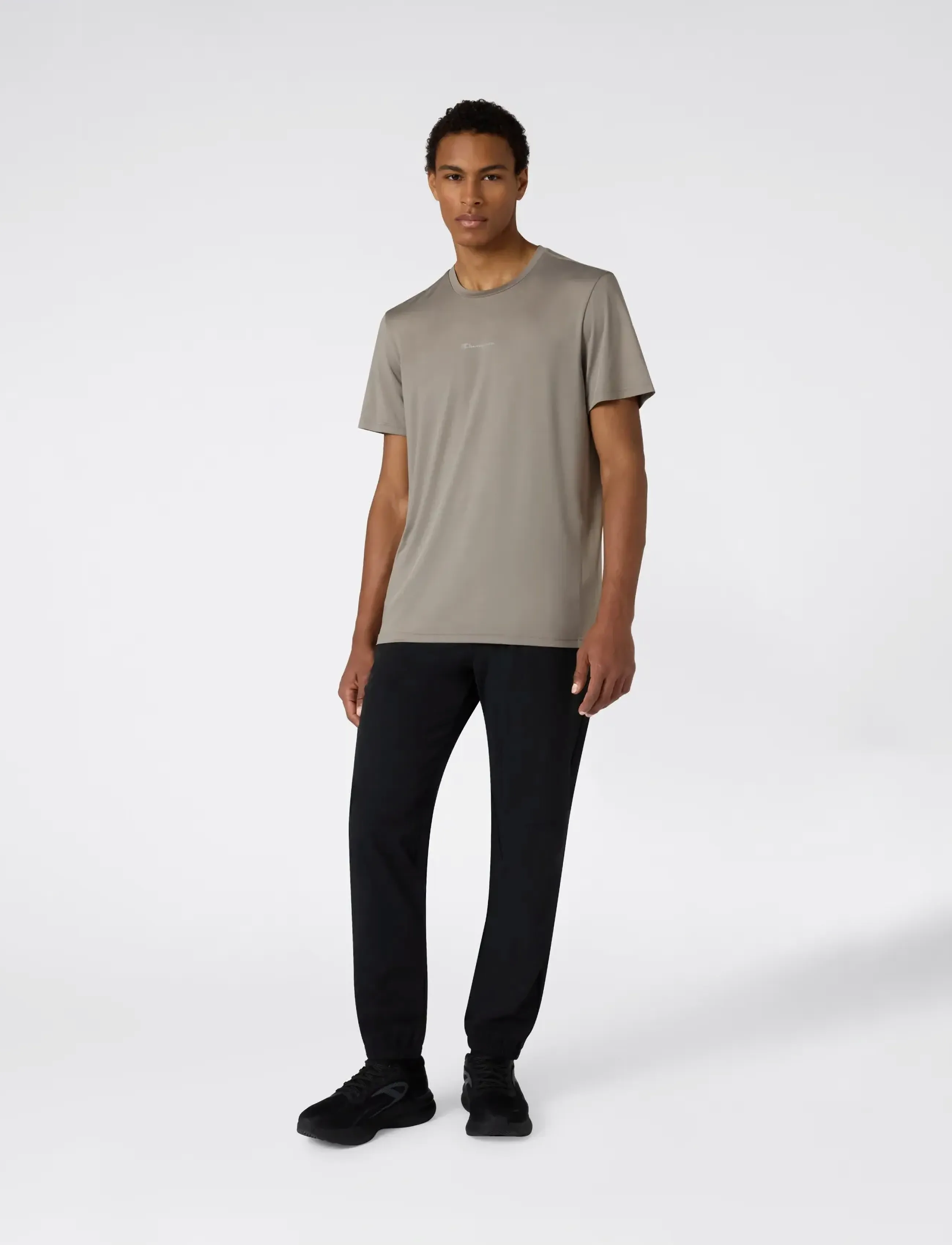 Champion SS Tee - Nach Stil kaufen - ES035-MDG / beige