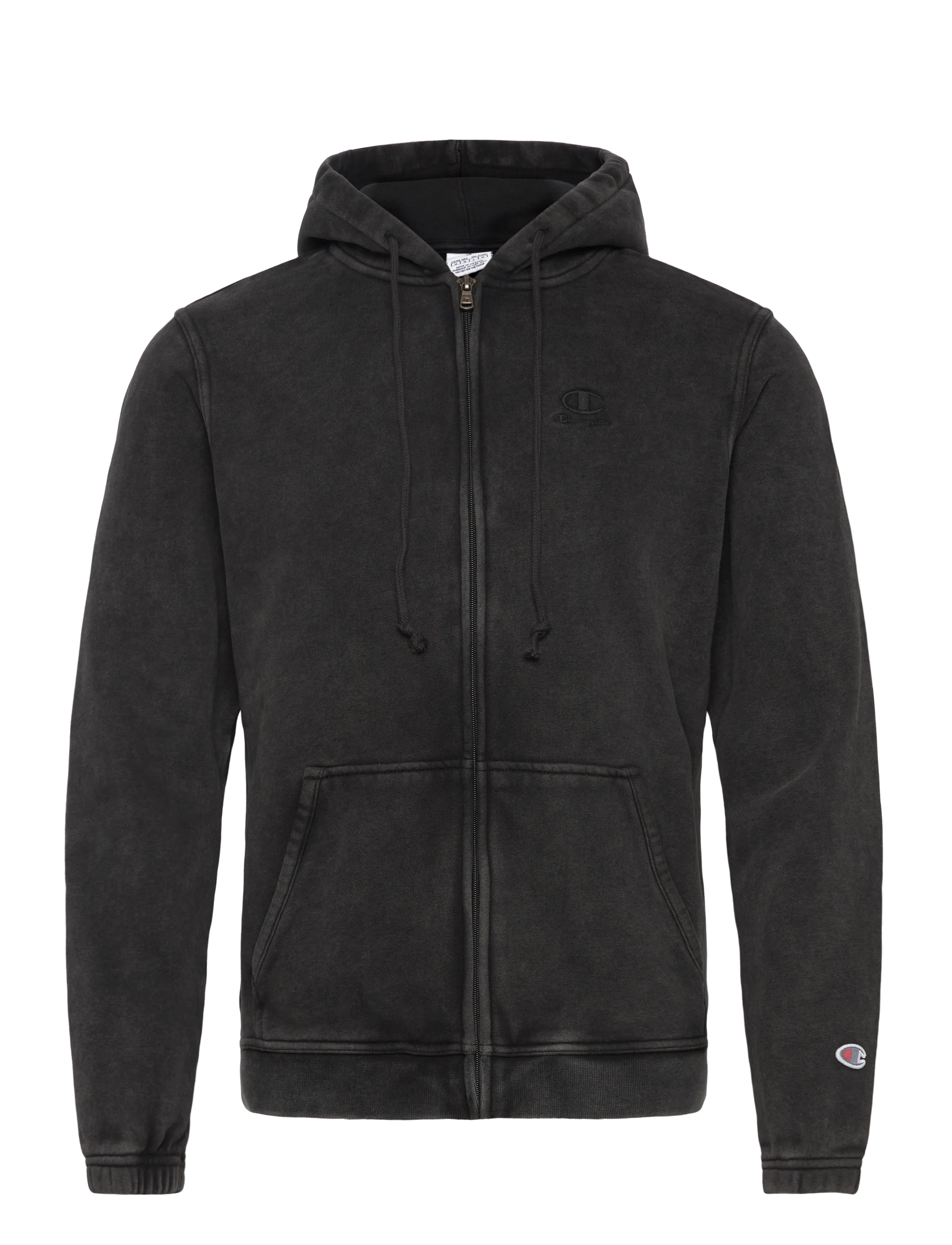 CHAMPION Full Zip Hoodie Sweatshirt Schwarz - XS - Herren