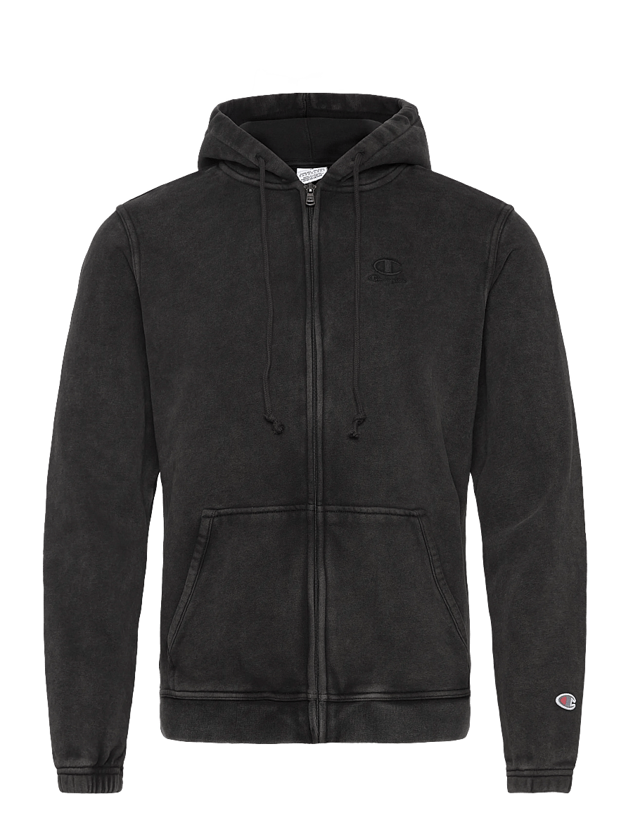 Champion - Full Zip Hoodie Sweatshirt - kapuzenpullover - black beauty - 1