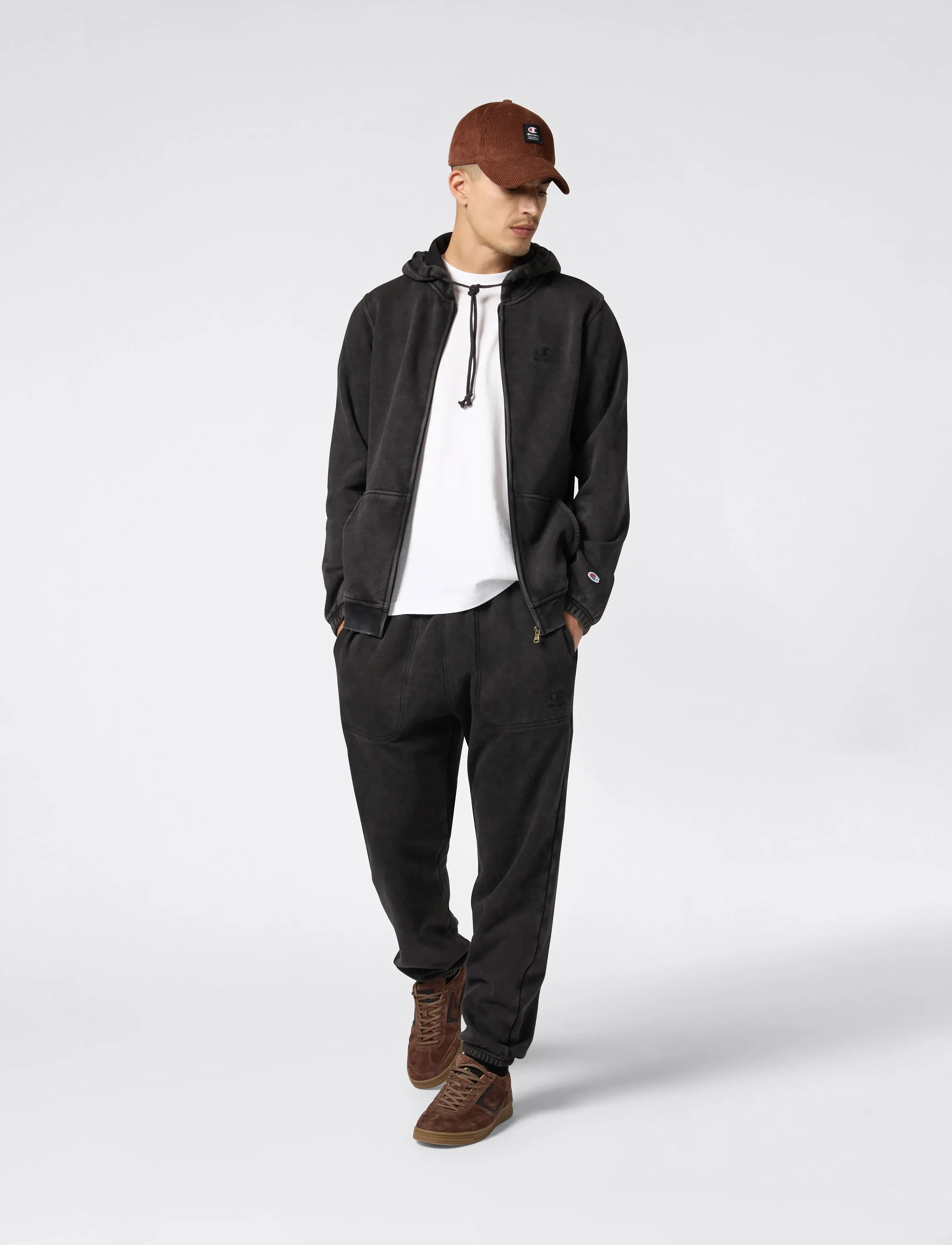 Champion Full Zip Hoodie Sweatshirt - Champion - BLACK BEAUTY / black