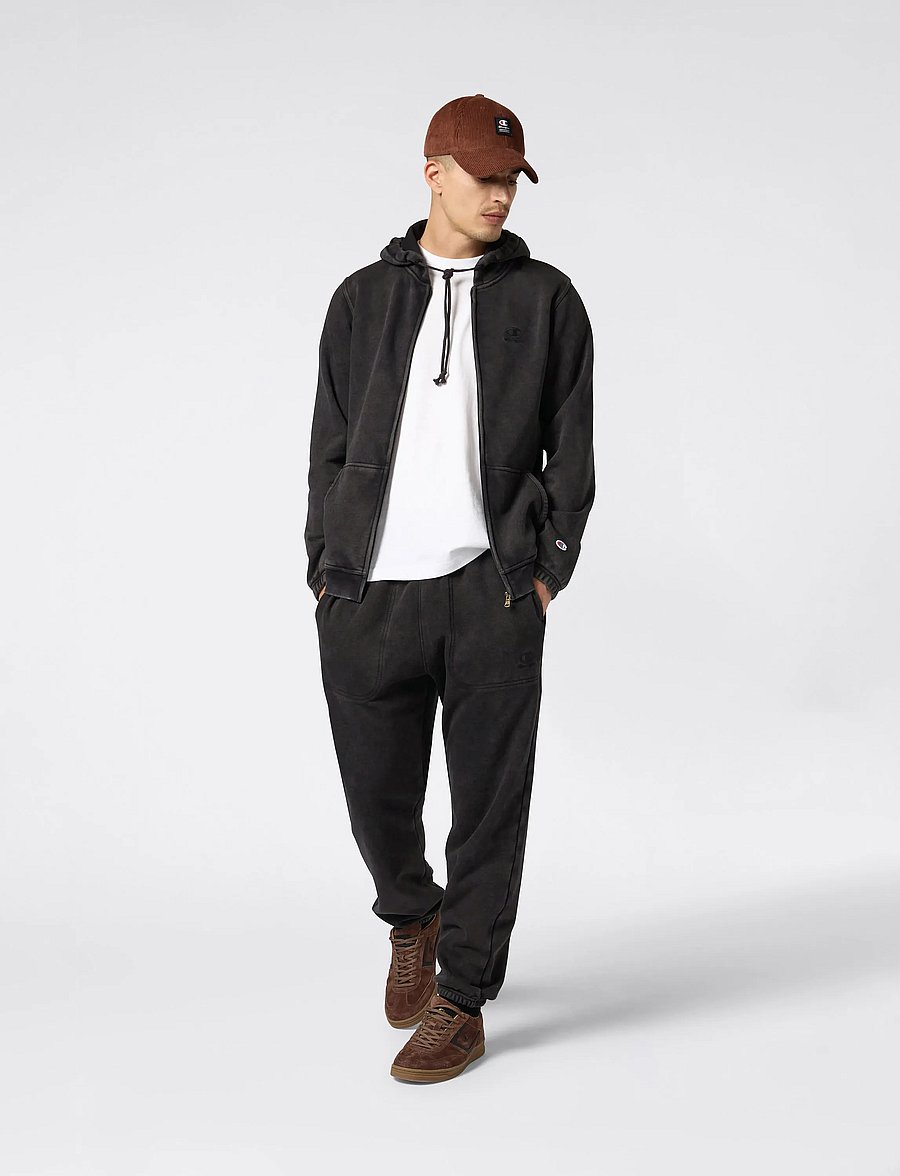 Champion - Full Zip Hoodie Sweatshirt - kapuzenpullover - black beauty - 0