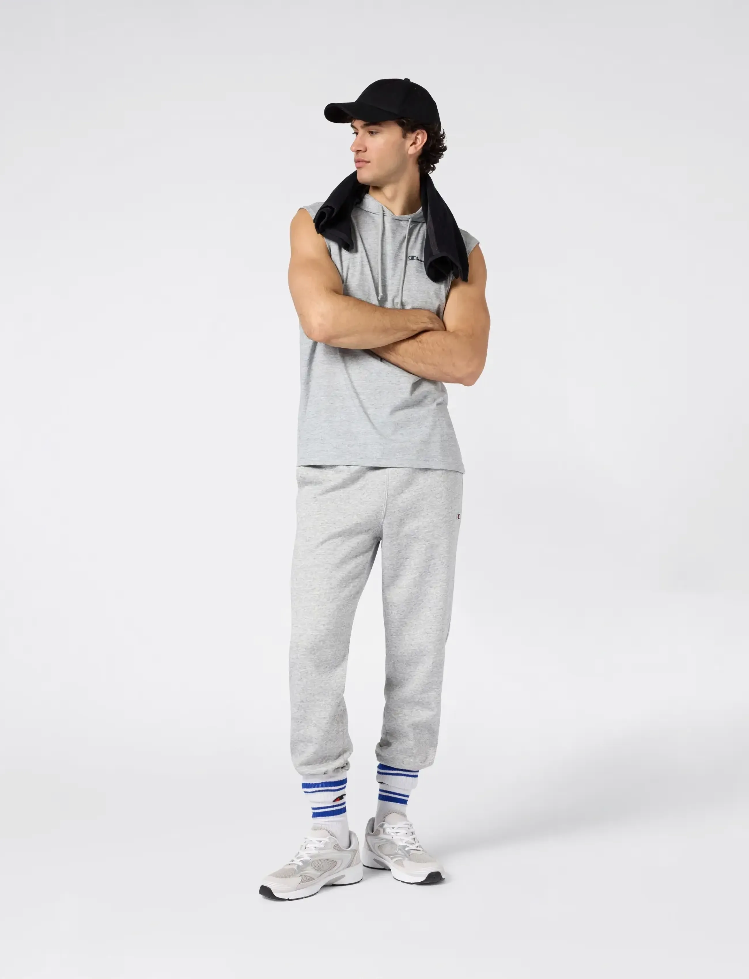 Champion Hooded Tee - Neuheiten - EM021-NOXM / grey