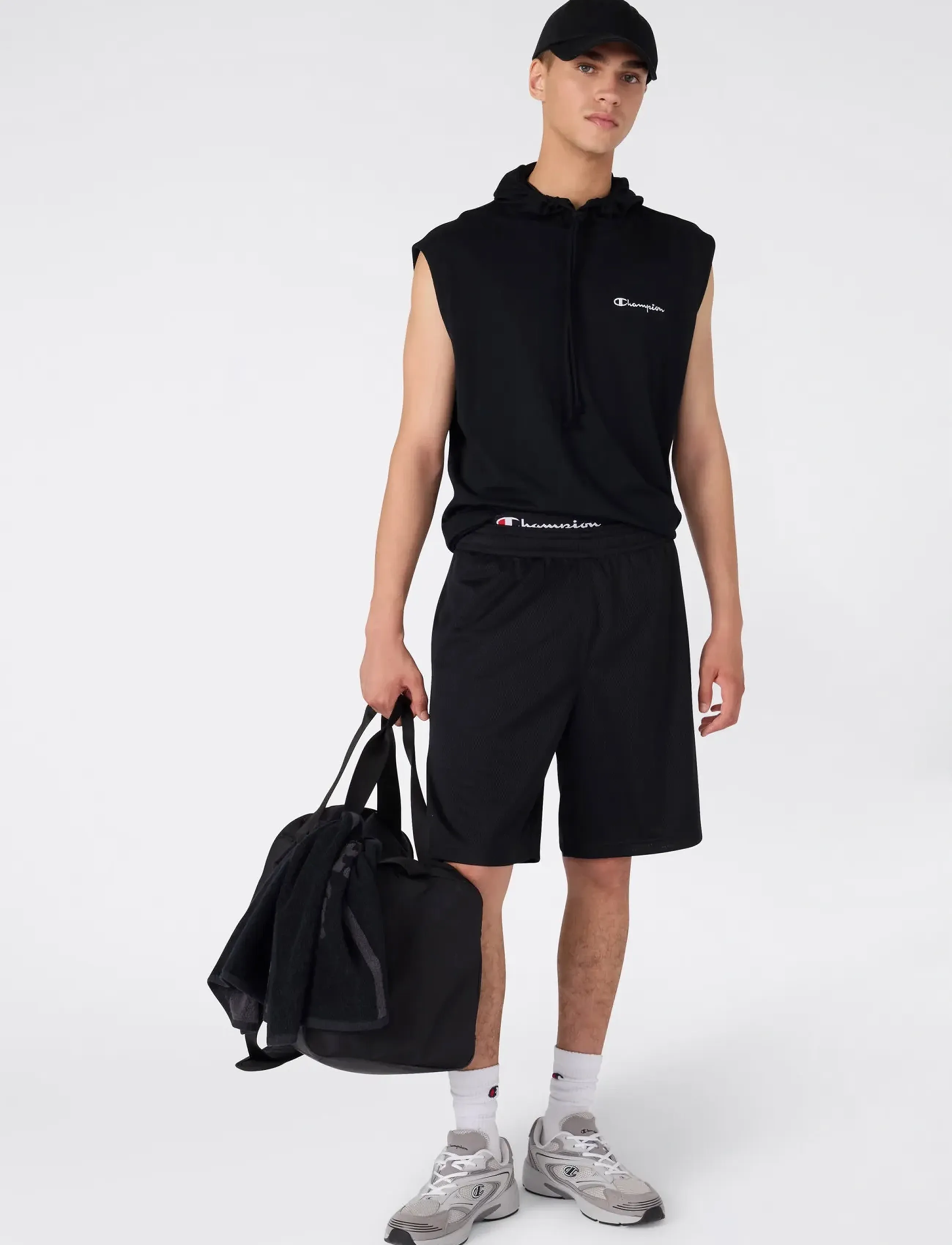 Champion - Hooded Tee - laveste priser - kk001-nbk - 5