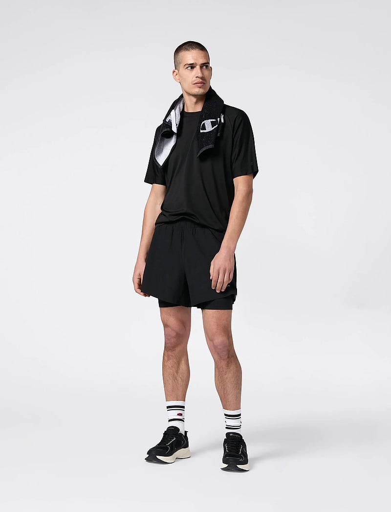 Champion - SS Tee - toppe & t-shirts - black beauty - 0