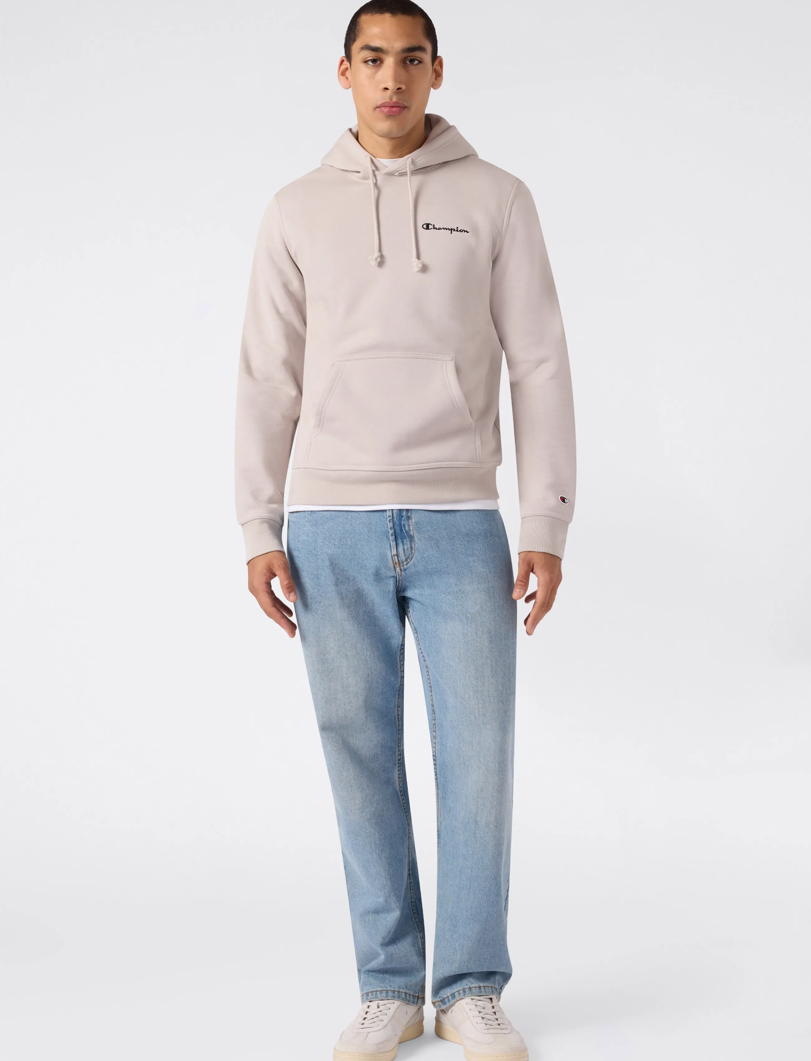 Champion Hooded Sweatshirt, Mænd, Hættetrøje, Grå, Str: XXL