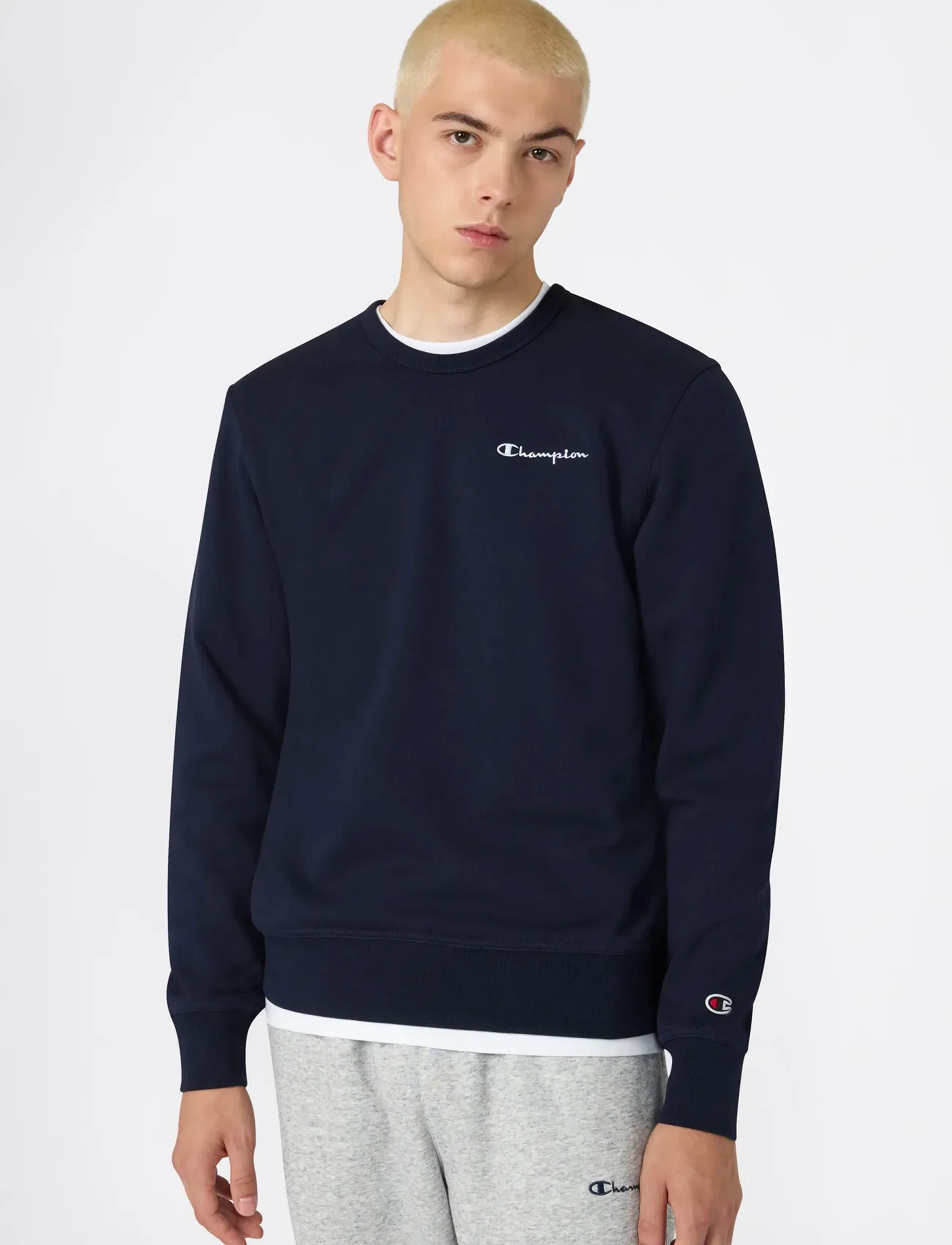 Champion Crewneck Sweatshirt - Sweatshirts - BS501-NNY-NS / navy
