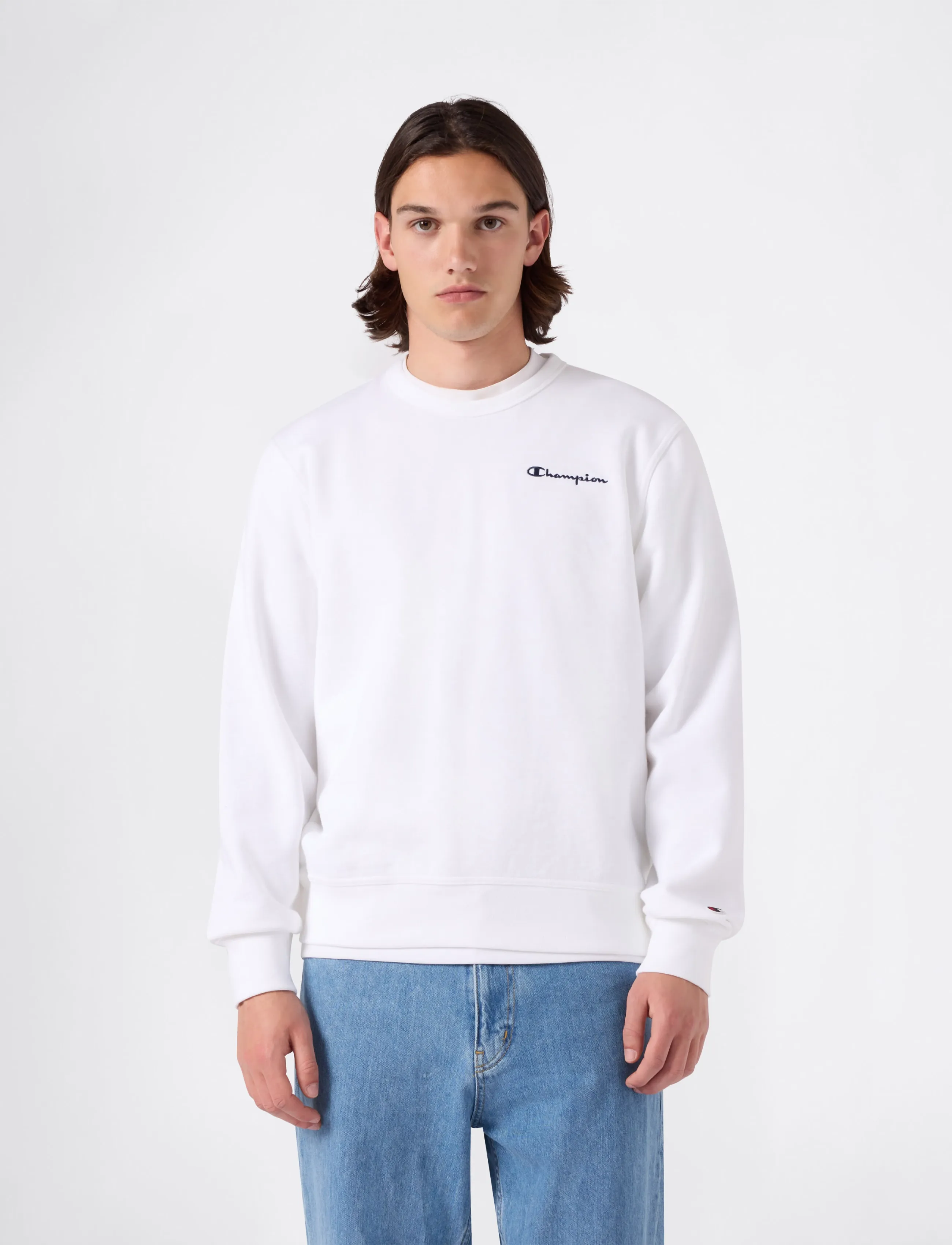Champion - Crewneck Sweatshirt - dressipluusid - ww001-wht - 4