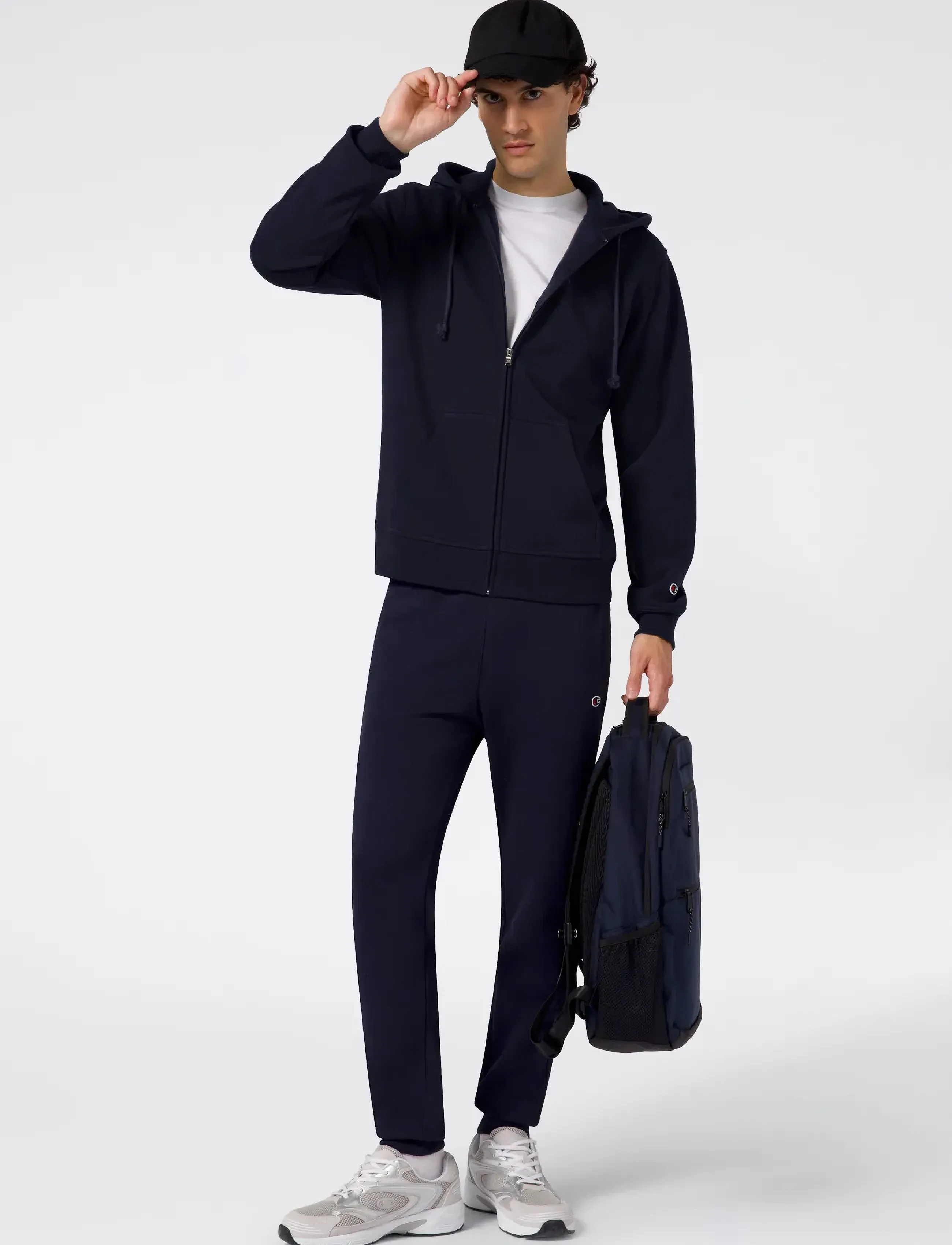 Champion - Full Zip Hoodie Sweatshirt - džemperiai su gobtuvu - bs501-nny-ns - 5