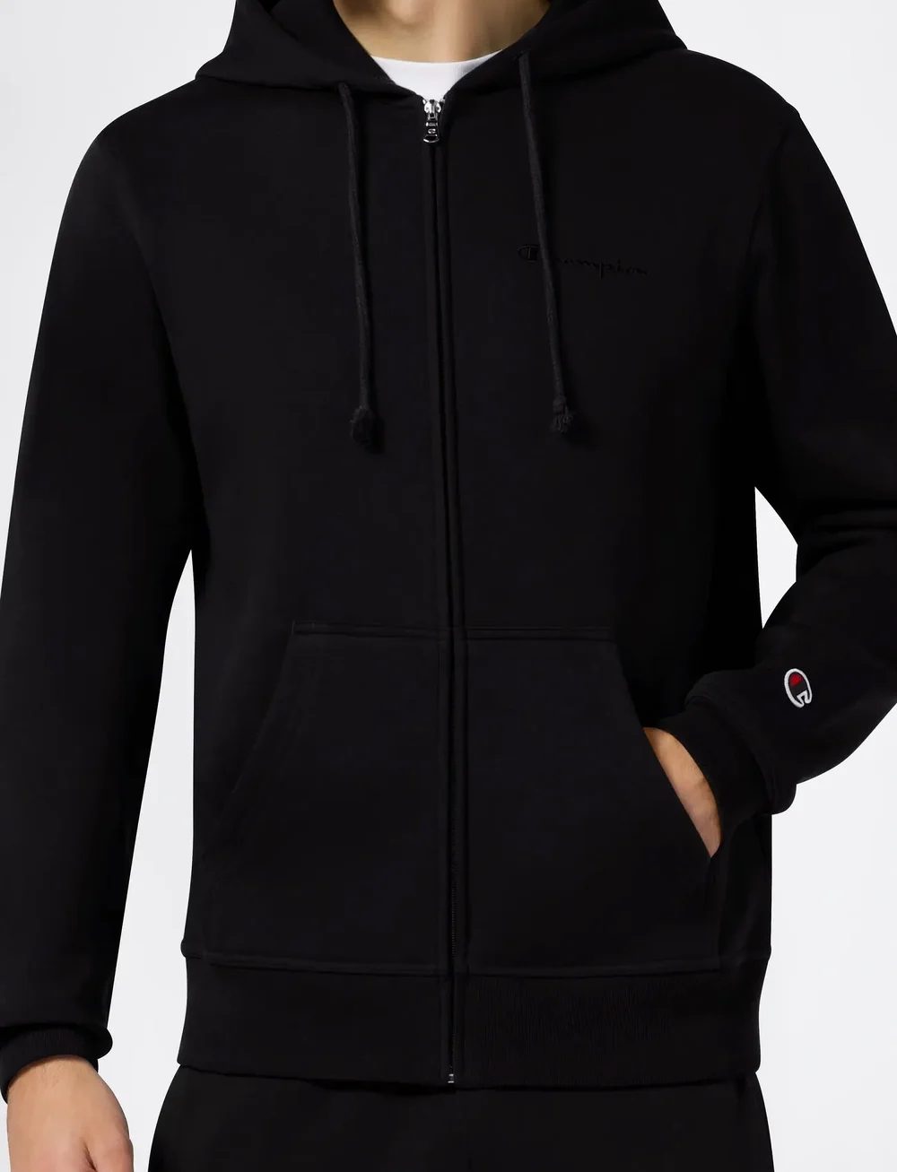 Champion - Full Zip Hoodie Sweatshirt - hoodies - kk001-nbk-ns - 4