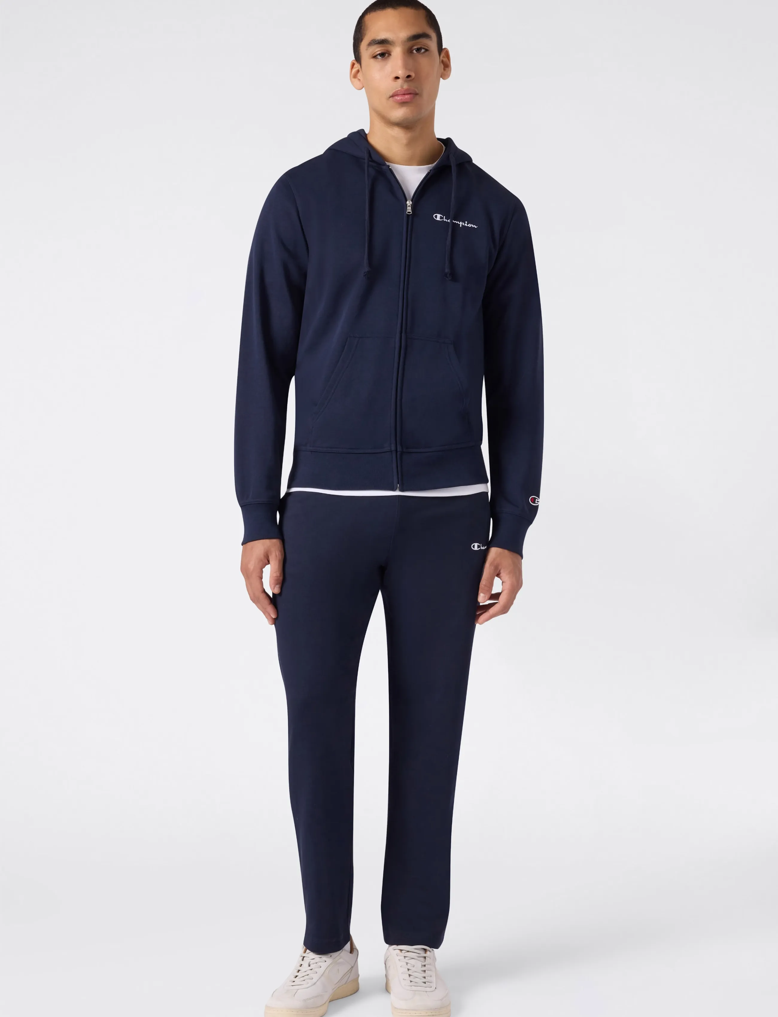 Champion Full Zip Hoodie Sweatshirt - Hoodies - BS501-NNY-NS / navy