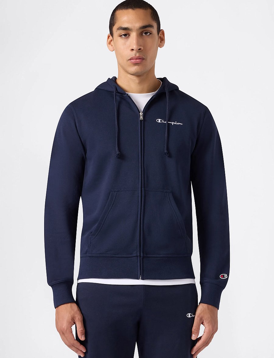 Champion - Full Zip Hoodie Sweatshirt - alussärgid - bs501-nny-ns - 4